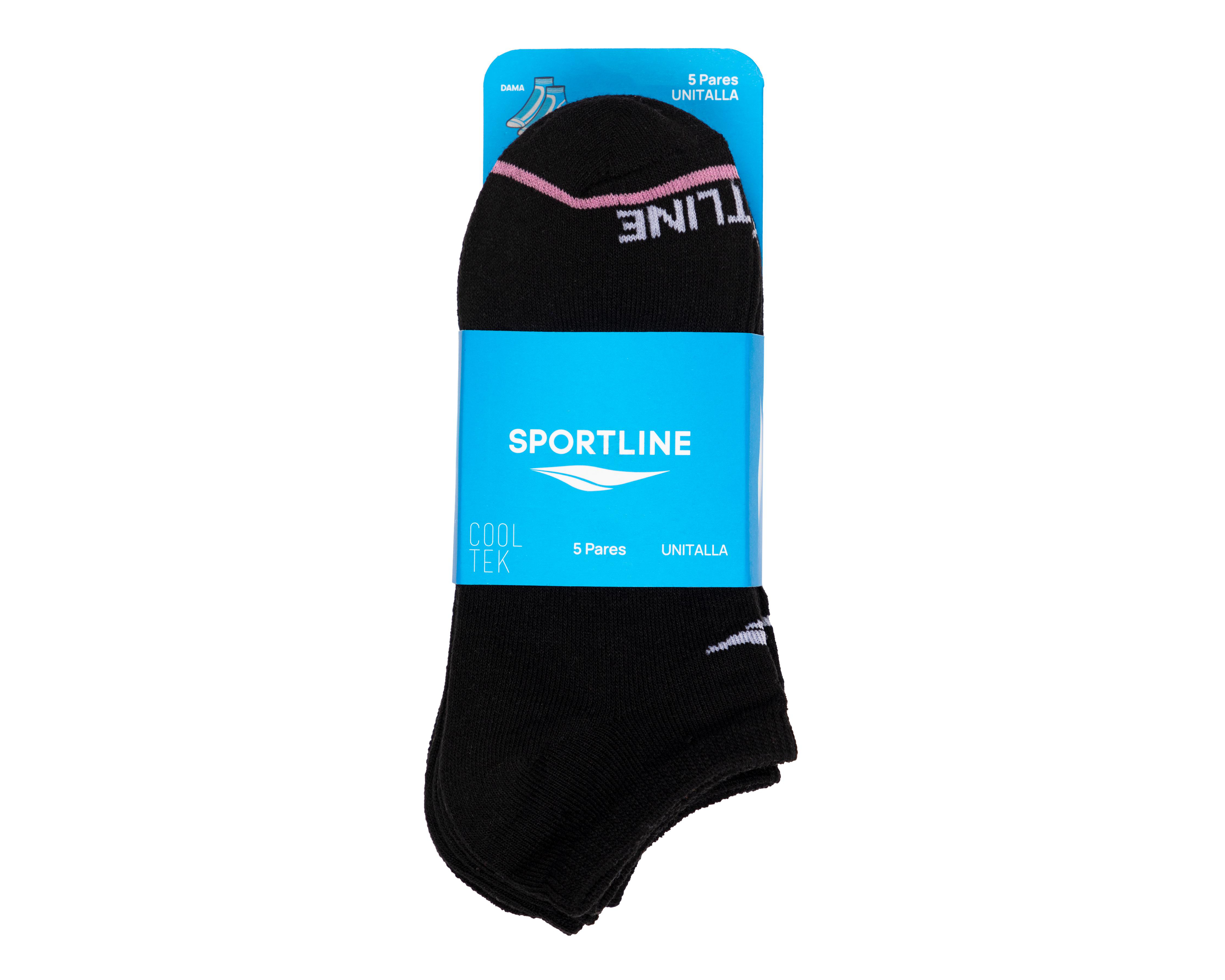 Foto 4 pulgar | Calcetas Deportivas Sportline para Mujer 5 Pares