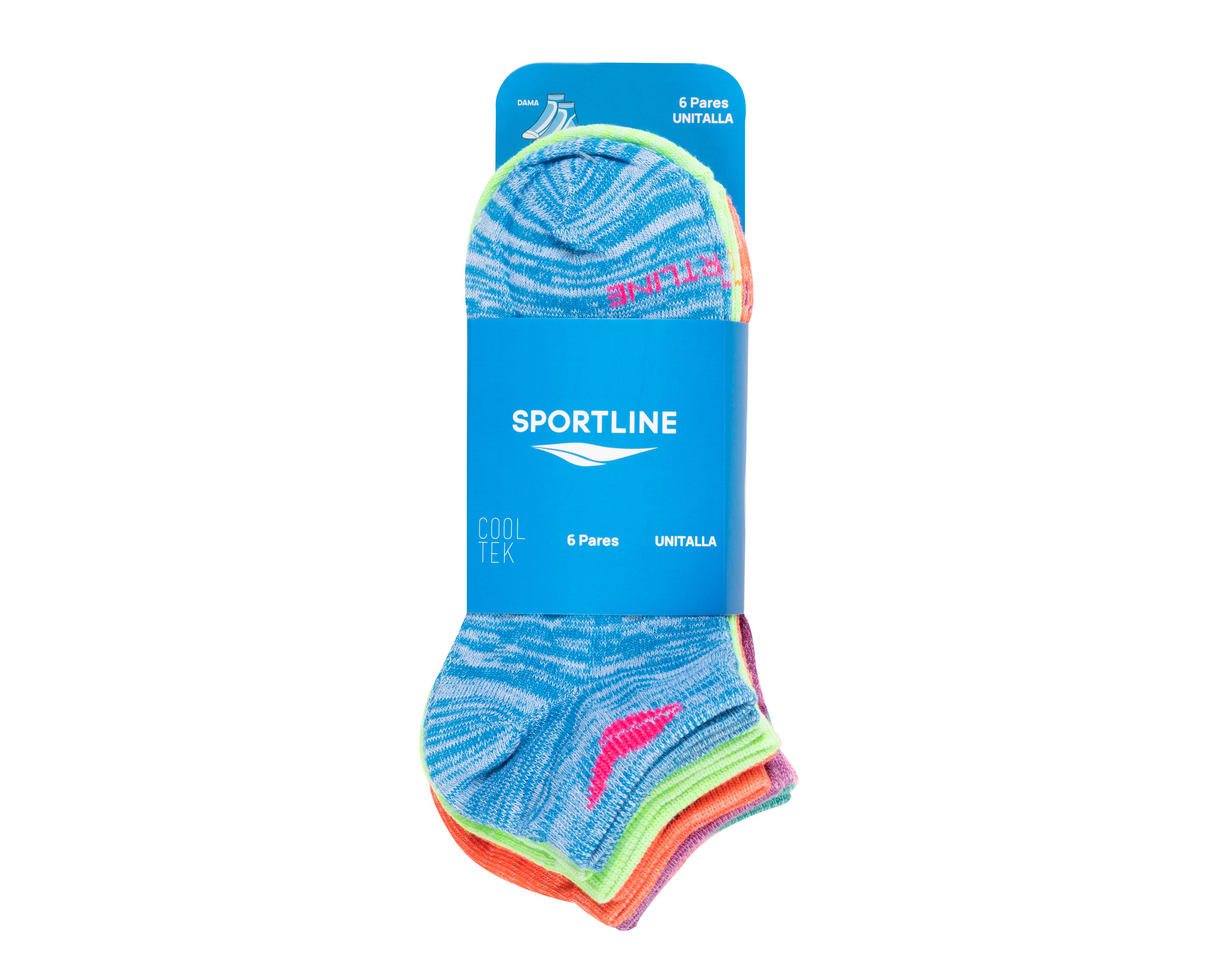 Foto 4 pulgar | Calcetas Deportivas Tines Sportline para Mujer 6 Pares