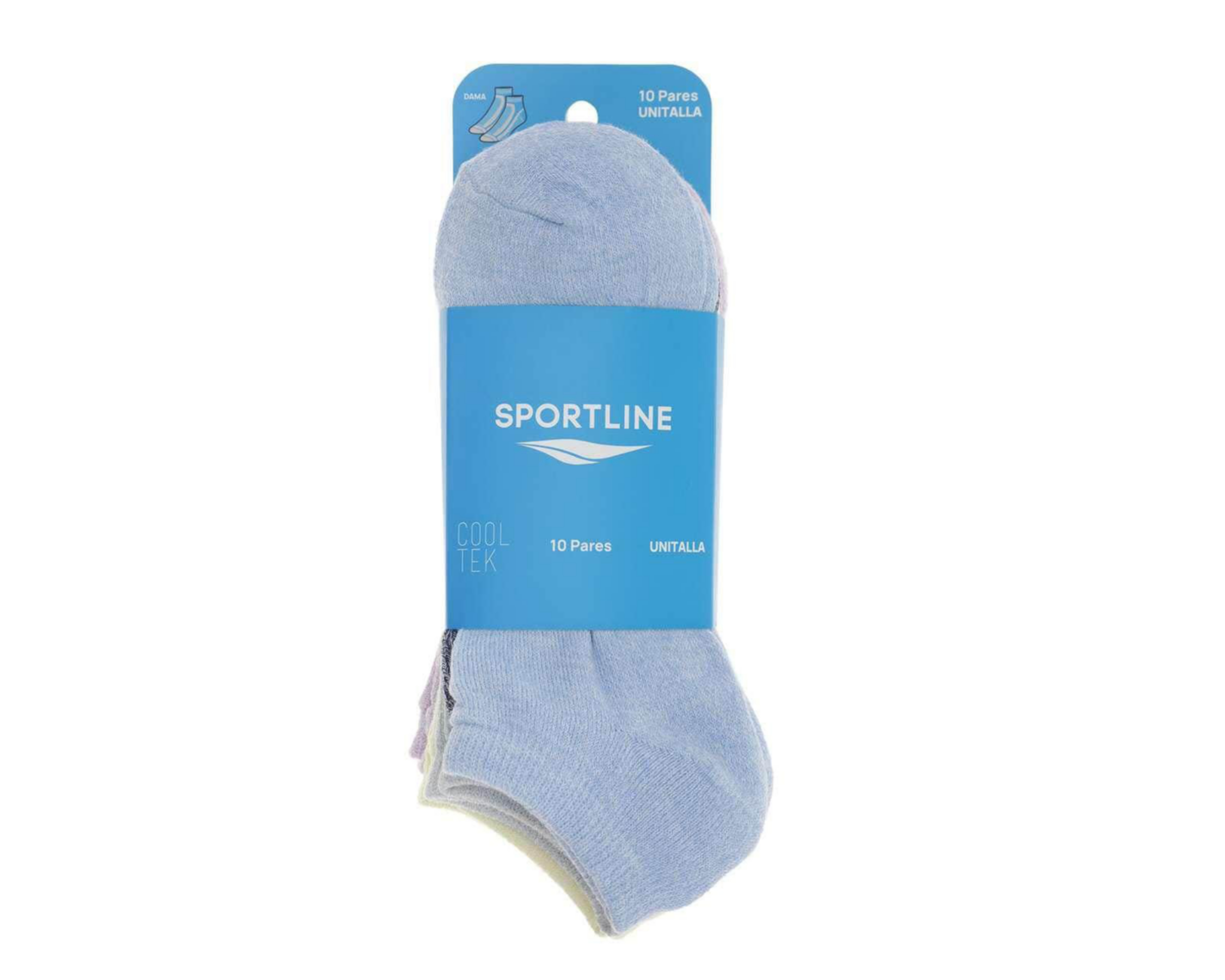 Foto 4 pulgar | Calcetas Deportivas Tines Sportline para Mujer 10 Pares