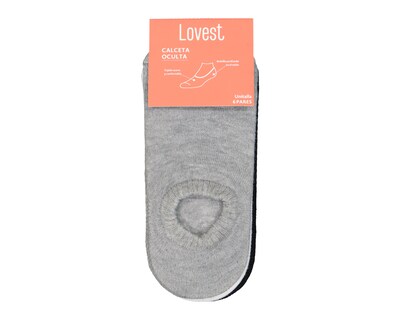 Foto 3 | Calcetas Invisibles Lovest para Mujer 6 Pares