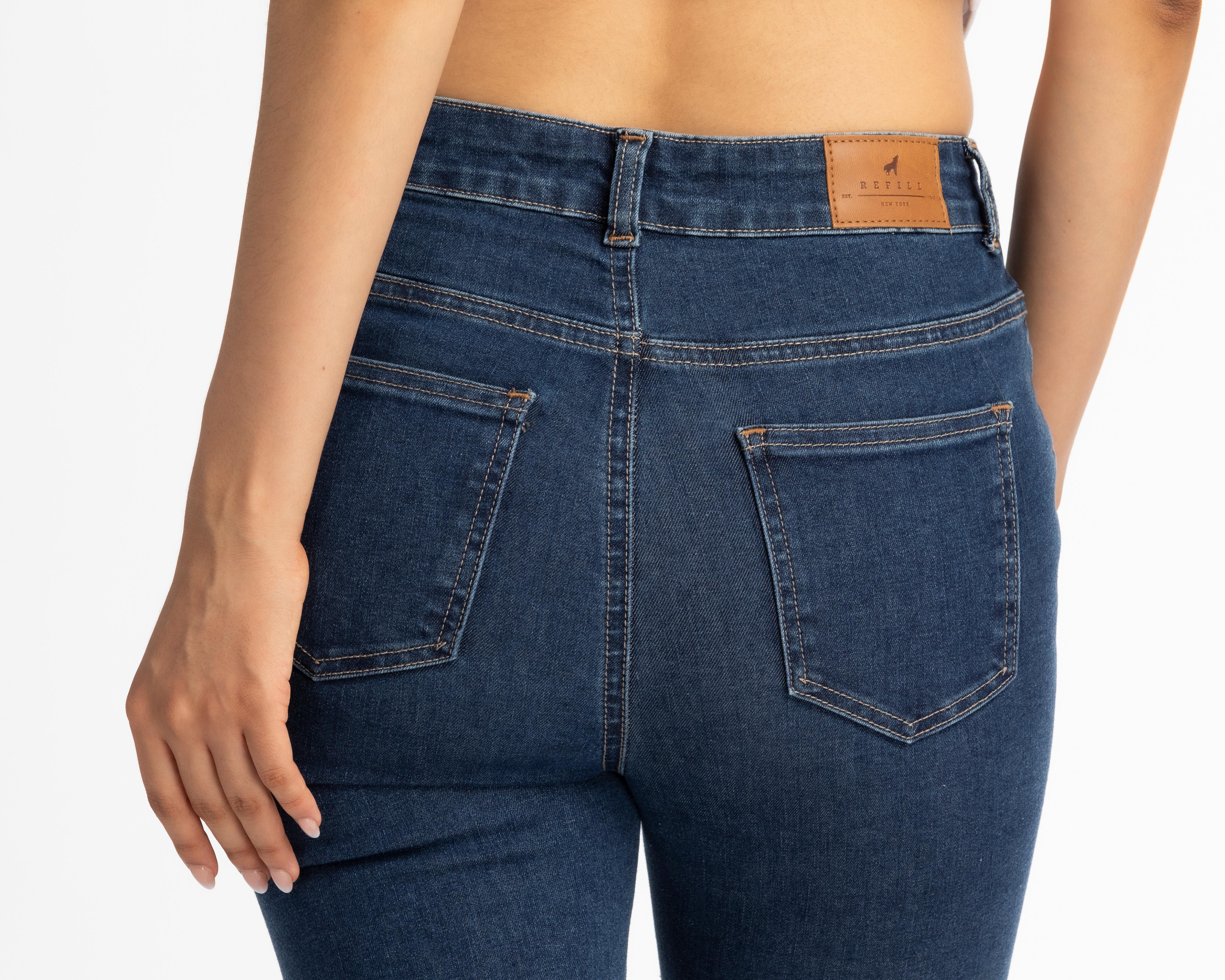 Foto 6 pulgar | Jeans Skinny Refill para Mujer