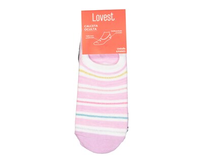 Foto 3 | Calcetas Invisibles Lovest para Mujer 6 Pares