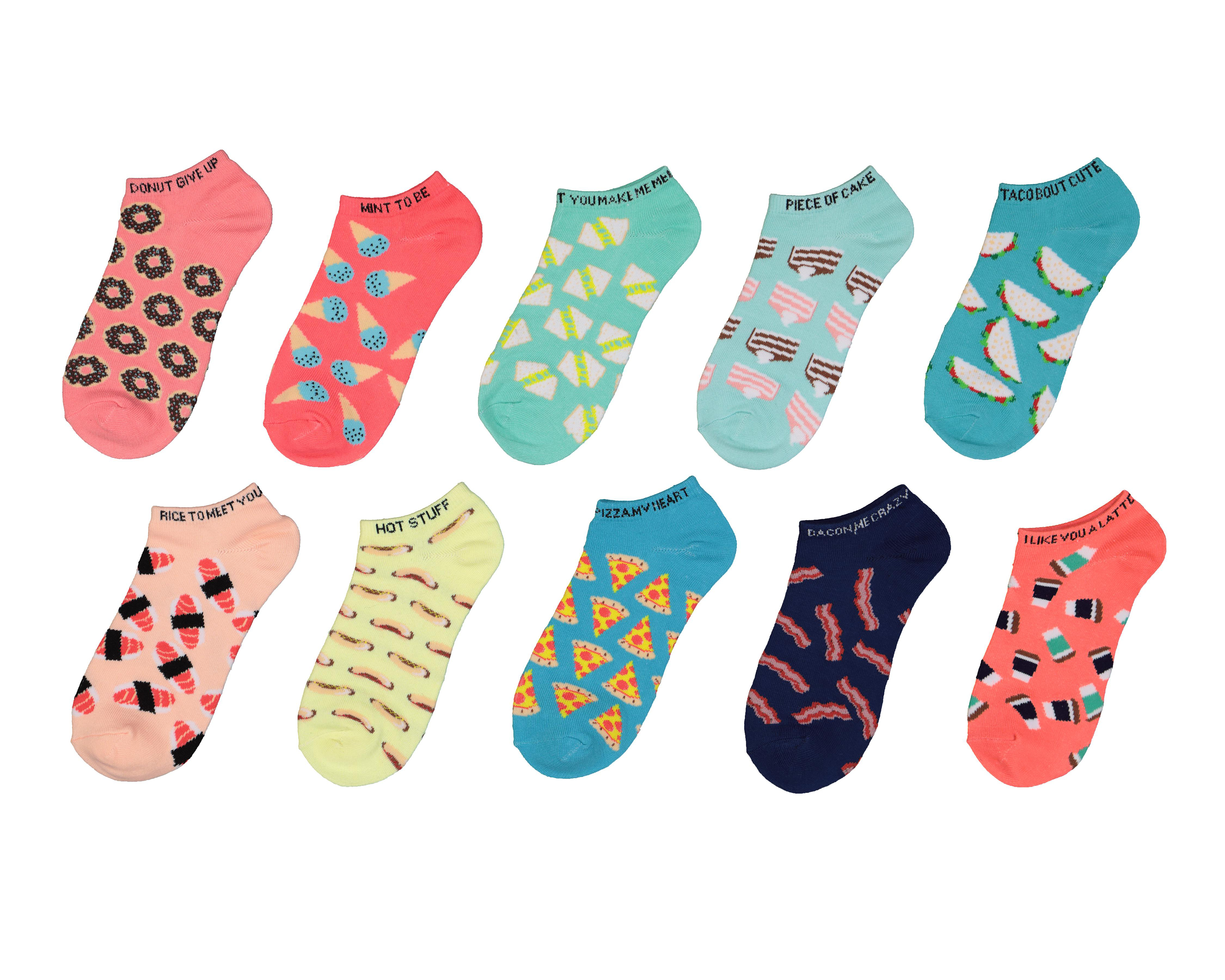 Calcetas Tines Lovest para Mujer 10 Pares