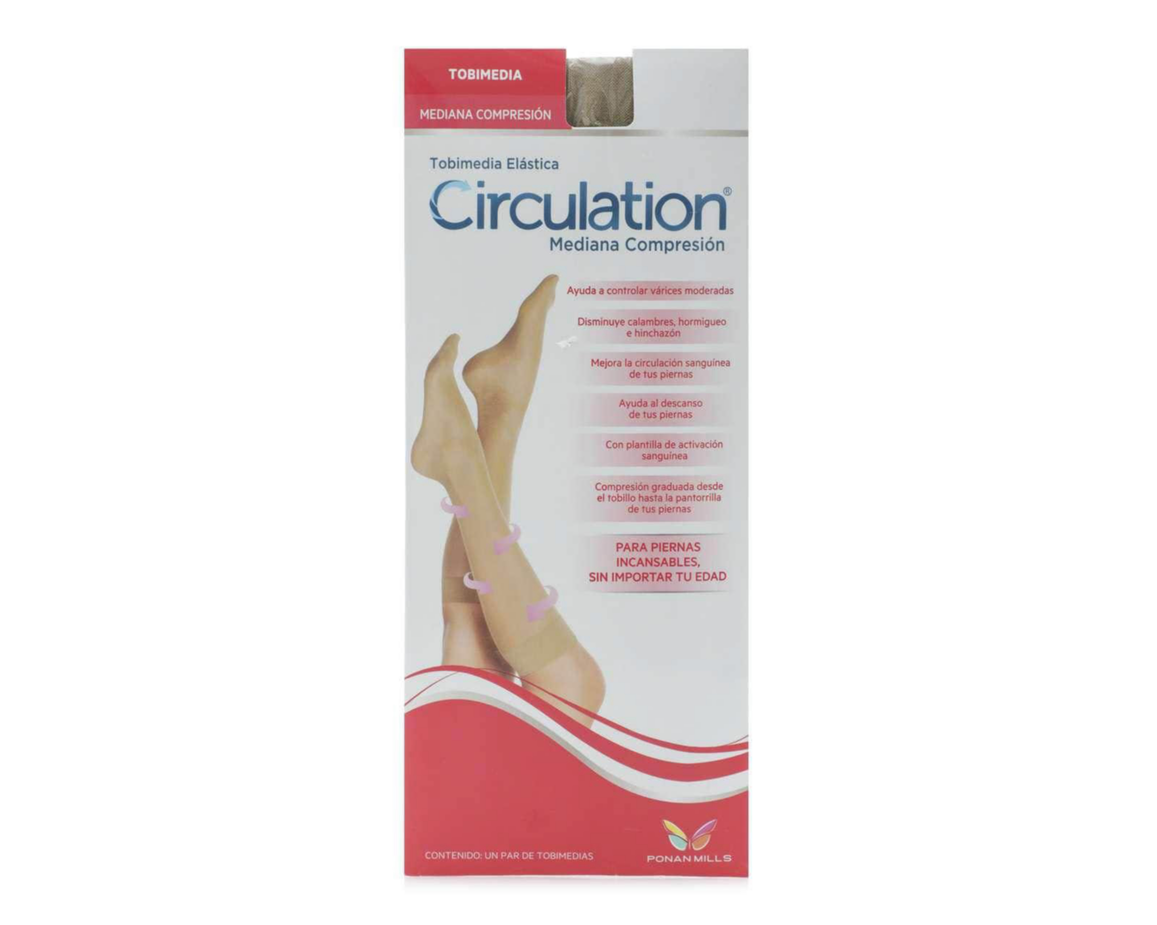 Foto 1 | Tobimedias Circulation Beige Lisas