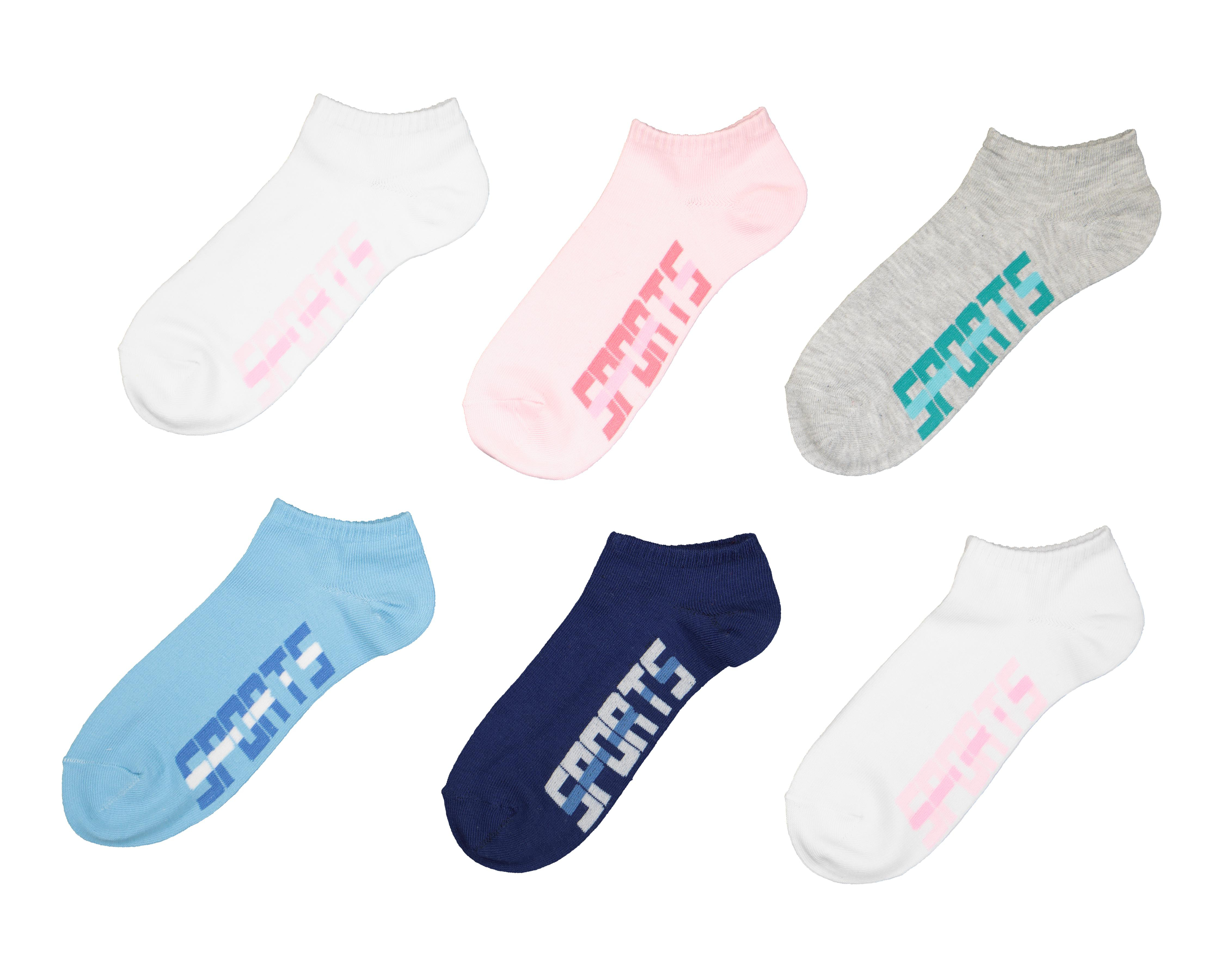 Foto 1 | Calcetas Deportivas Tines Sportline para Mujer 6 Pares