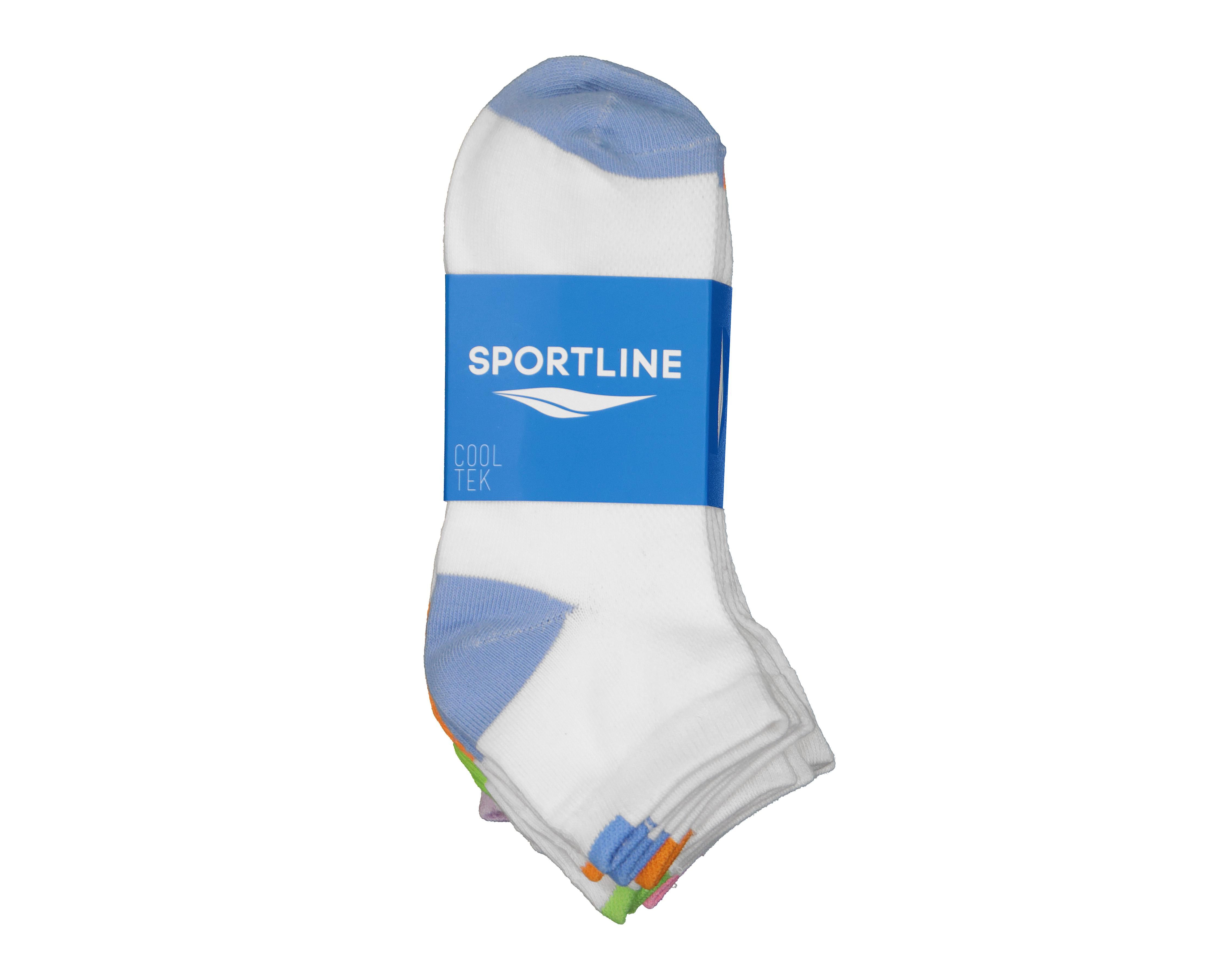 Foto 4 pulgar | Calcetas Deportivas Cortas Sportline para Mujer 6 Pares