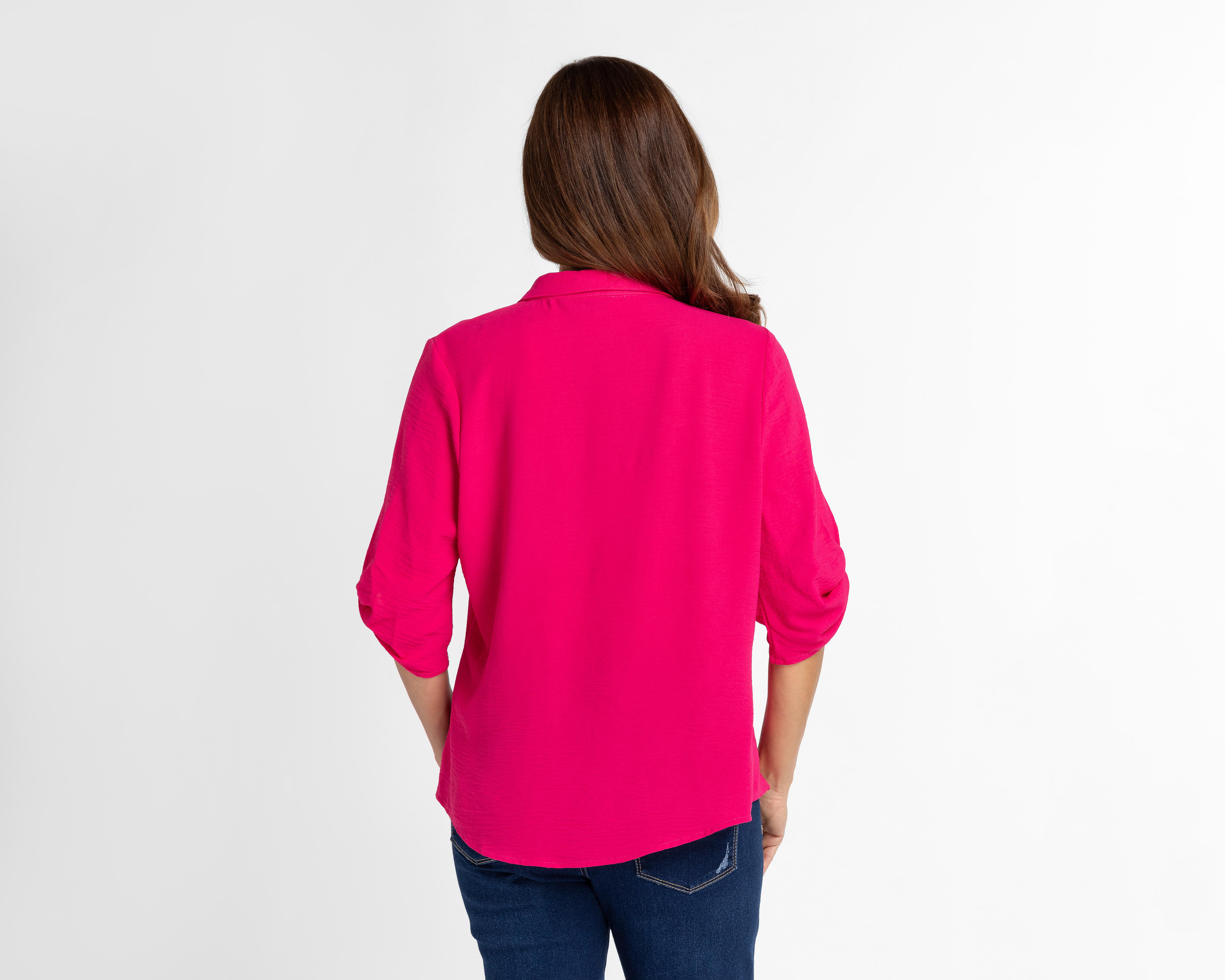 Foto 2 | Blusa Sahara Manga 3/4 con Botones
