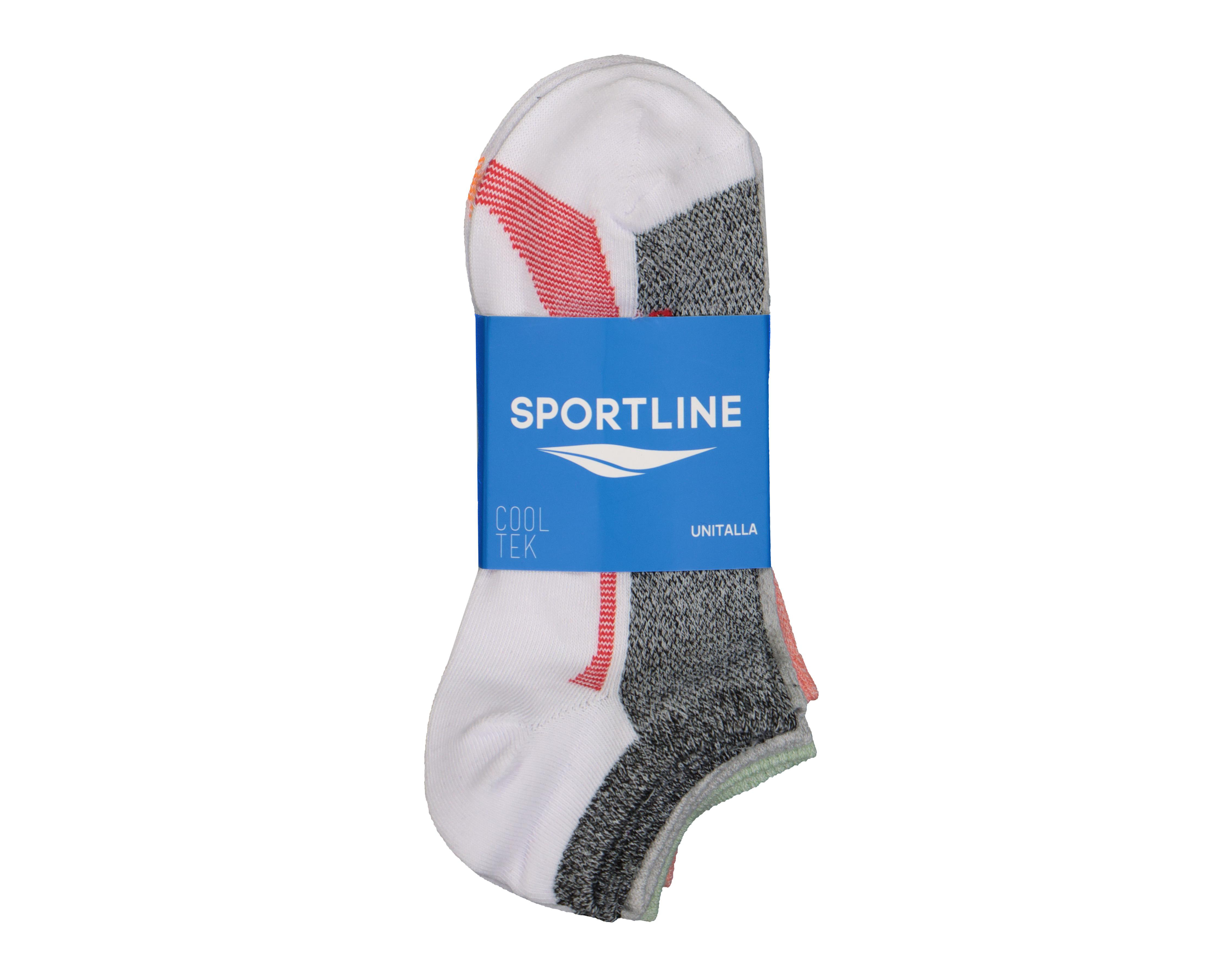 Foto 4 pulgar | Calcetas Deportivas Tines Sportline Cool-Tek para Mujer 6 Pares