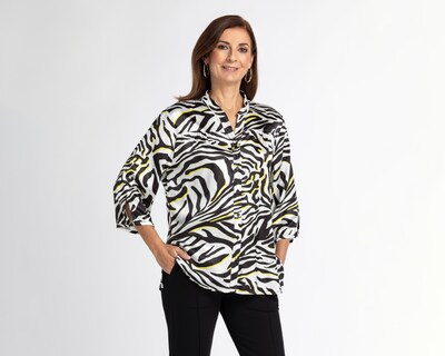 Foto 1 | Blusa Sahara Manga 3/4 con Botones