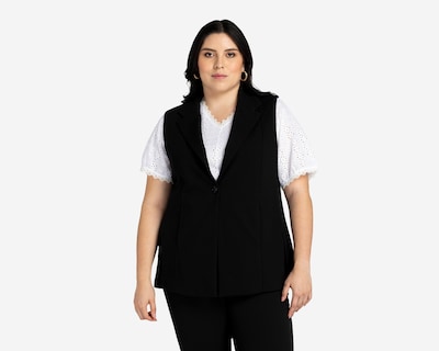 Foto 4 | Chaleco Sahara Negro con Bolsillos