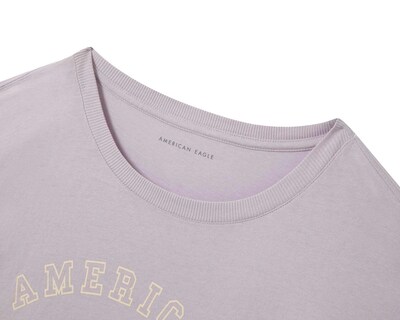 Foto 3 | Playera American Eagle Cuello Redondo Manga Corta