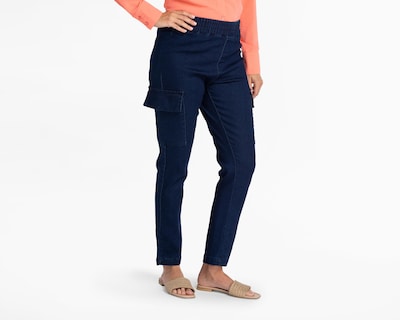 Foto 1 | Jogger Sahara Azul con Bolsas Cargo