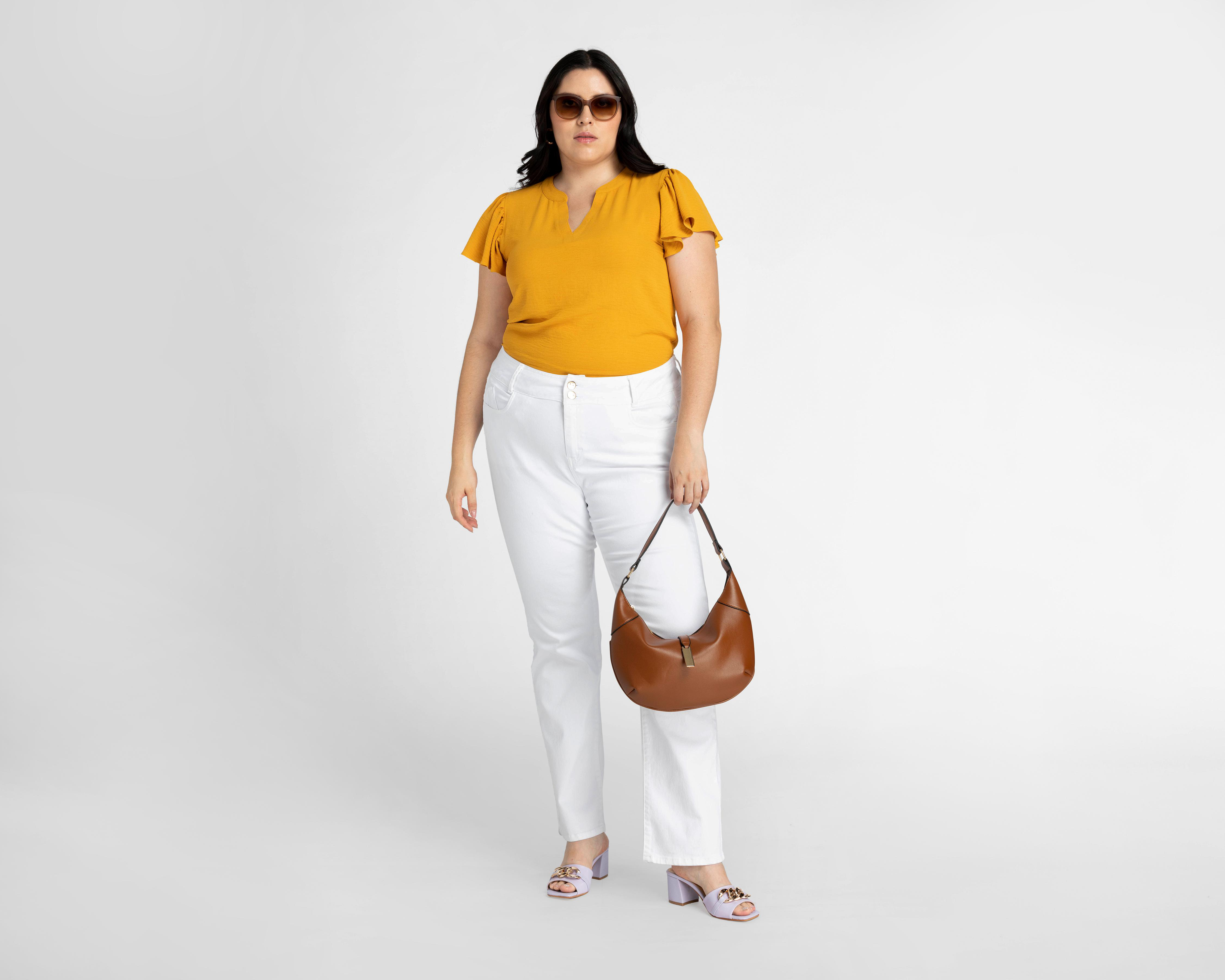 Foto 6 pulgar | Jeans Sahara Slim Blanco