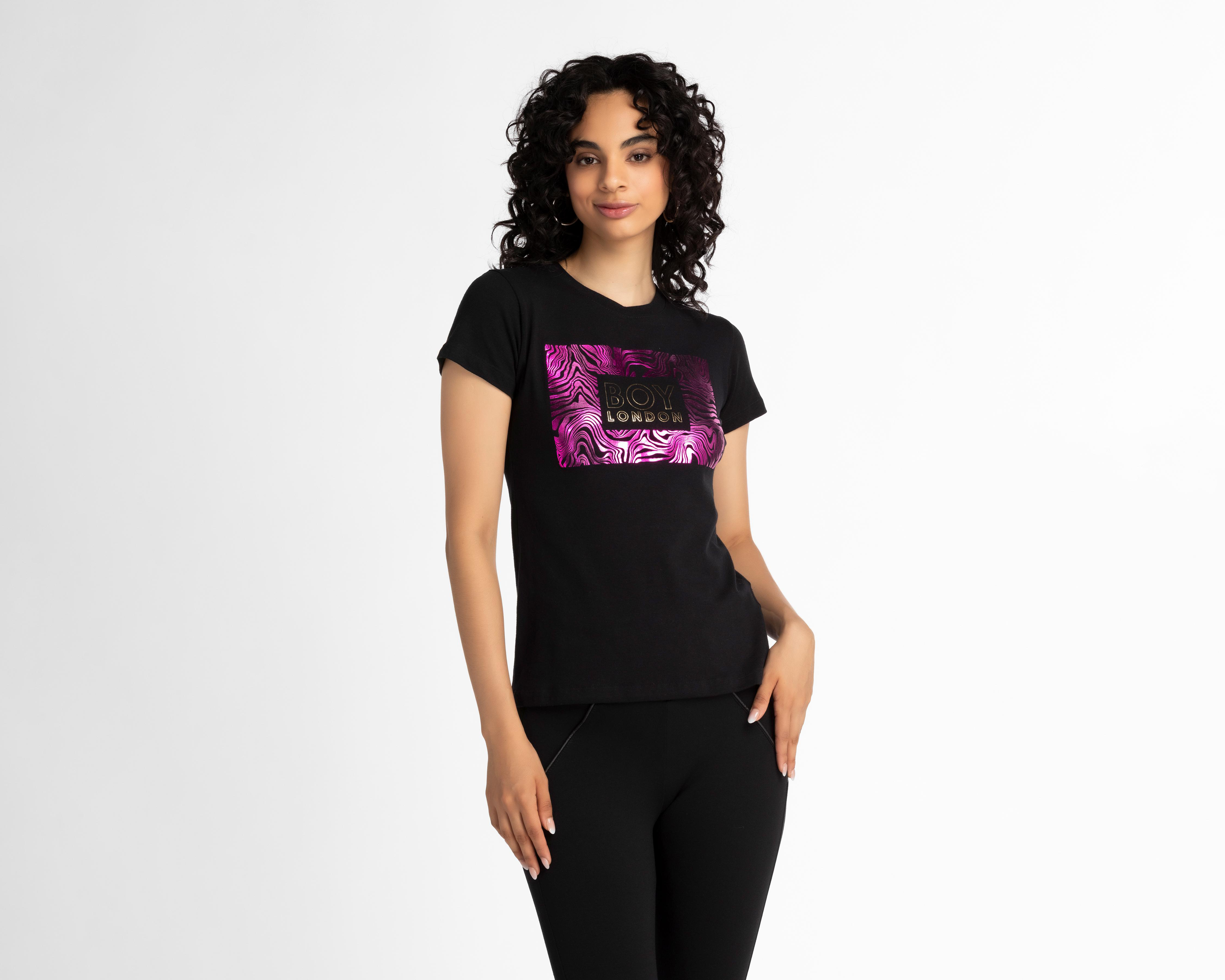 Playera Boy London Manga Corta con Estampado