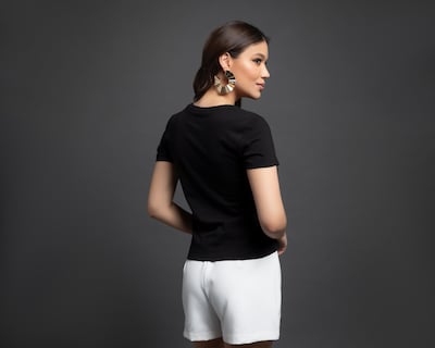 Foto 3 | Playera Jennifer Lopez Manga Corta con Estampado