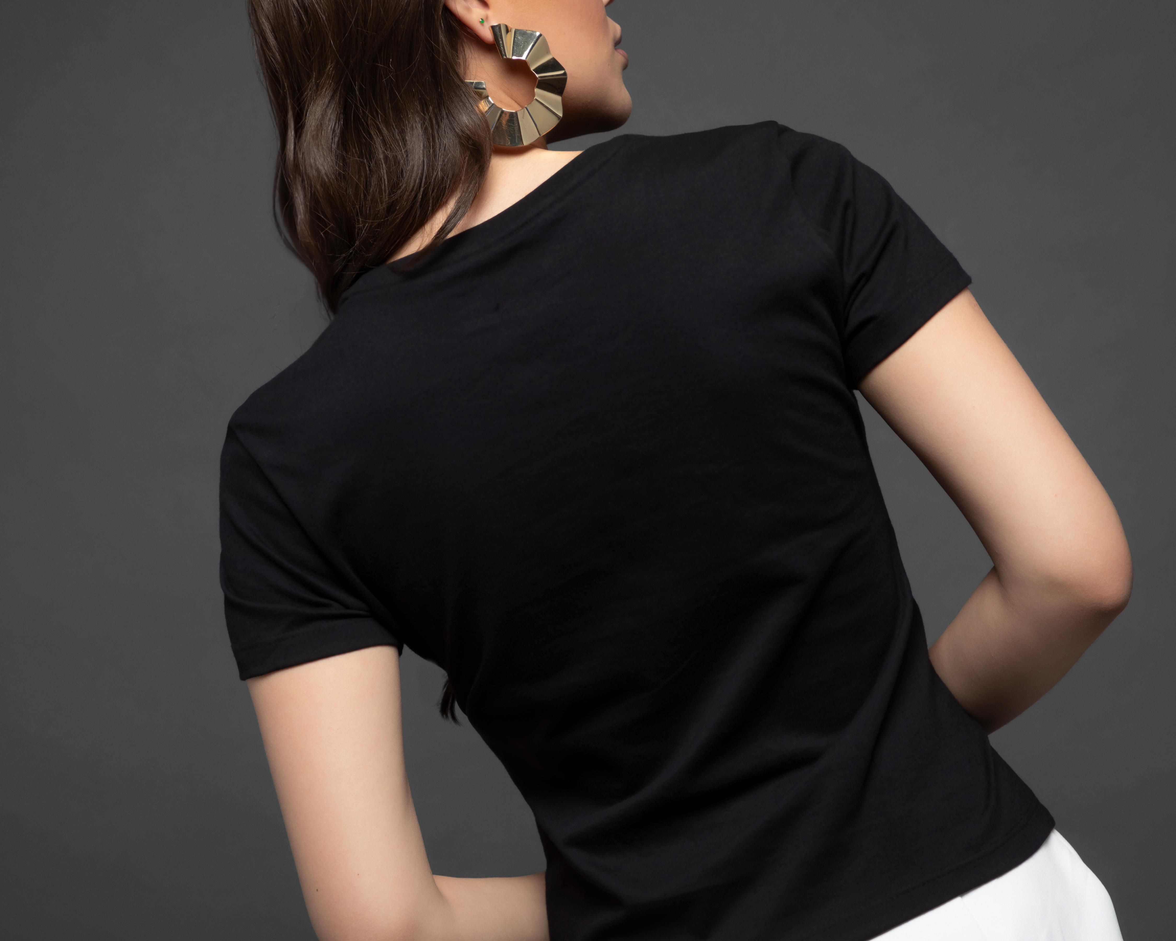 Foto 5 | Playera Jennifer Lopez Manga Corta con Estampado