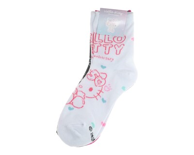 Foto 3 | Calcetas Tobilleras Hello Kitty para Mujer 3 Pares
