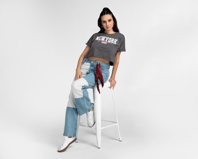 Foto 2 | Crop Top Refill Estampado para Mujer