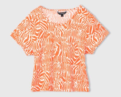 Foto 1 | Blusa Thinner Manga Corta Animal Print