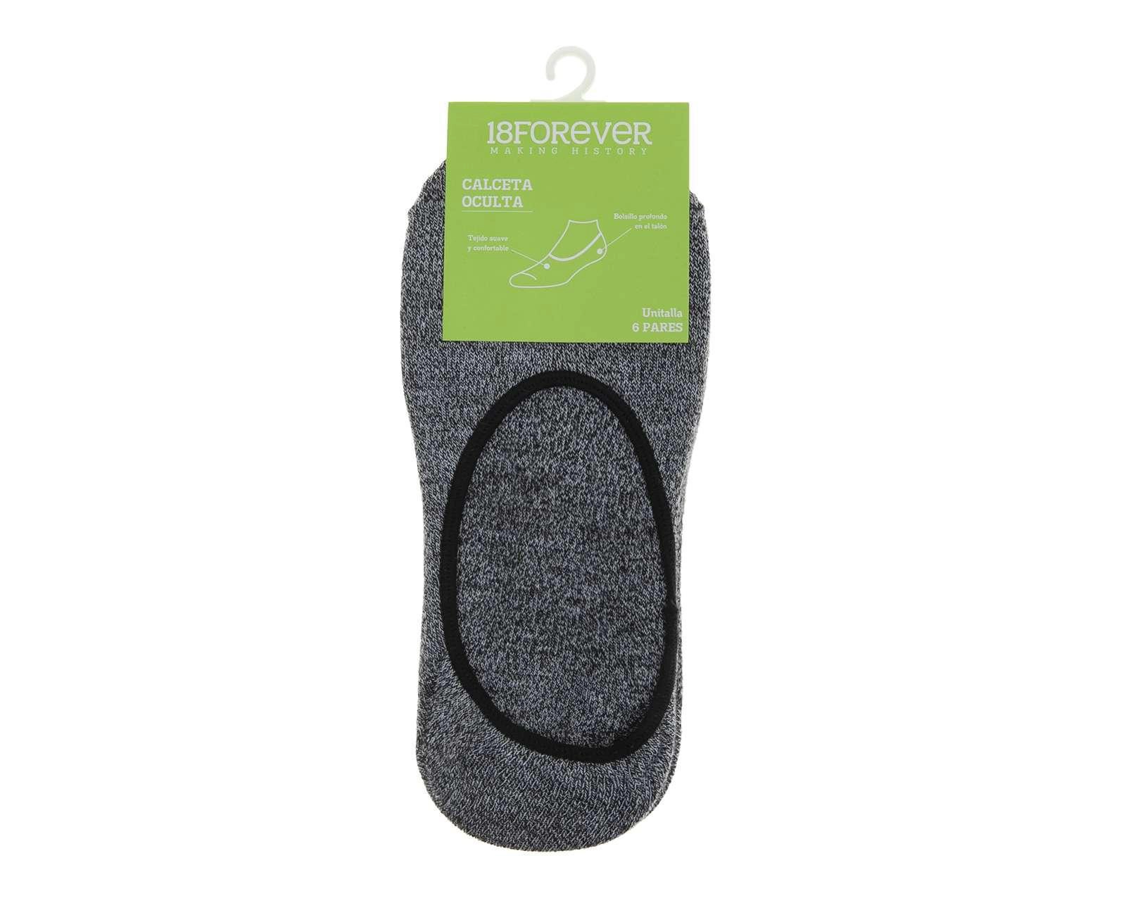 Foto 4 pulgar | Calcetas Invisibles Lovest para Mujer 6 Pares