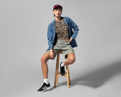 Foto 2 | Playera Thinner Manga Corta con Estampado para Mujer