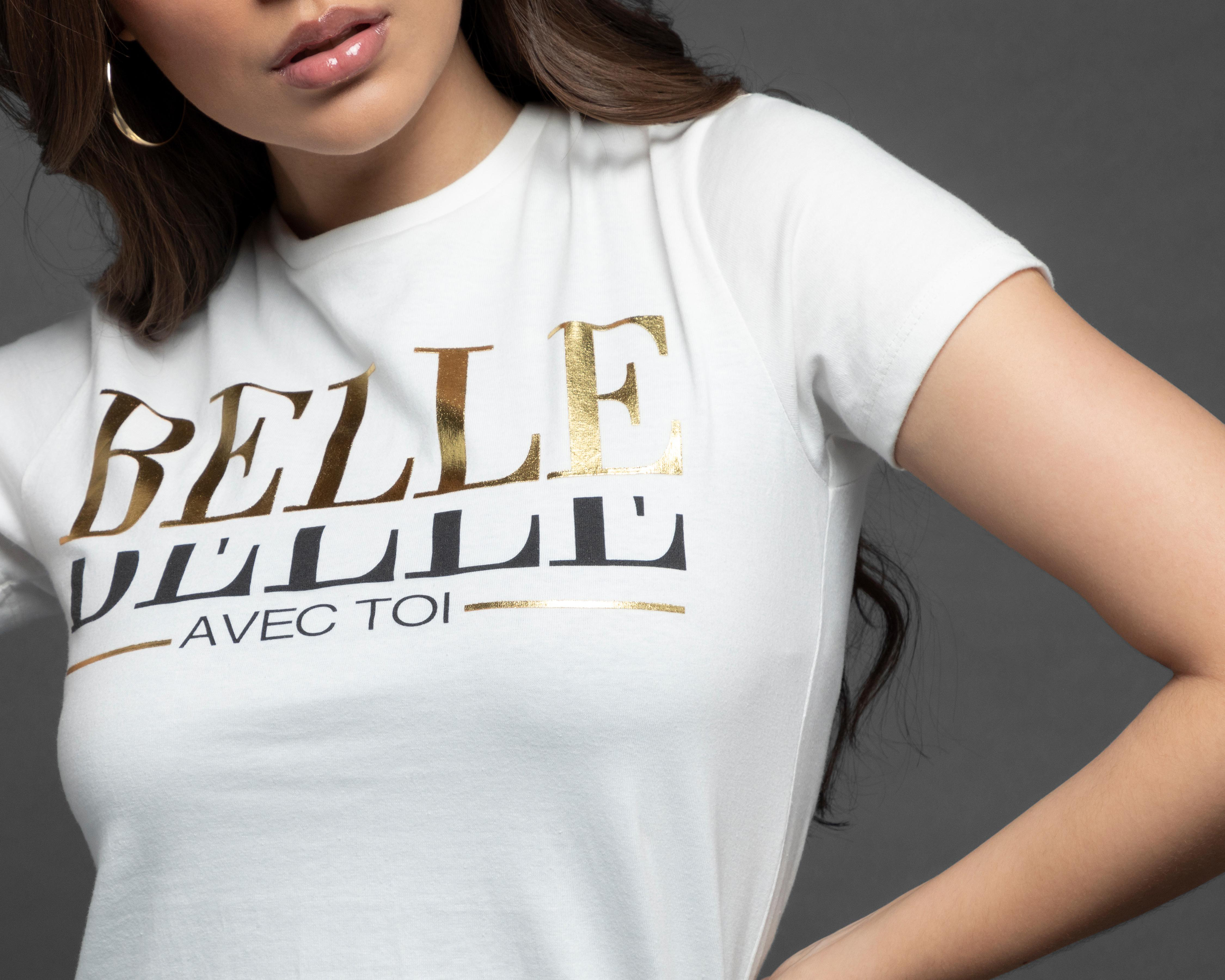 Foto 4 | Playera Jennifer Lopez Manga Corta con Estampado