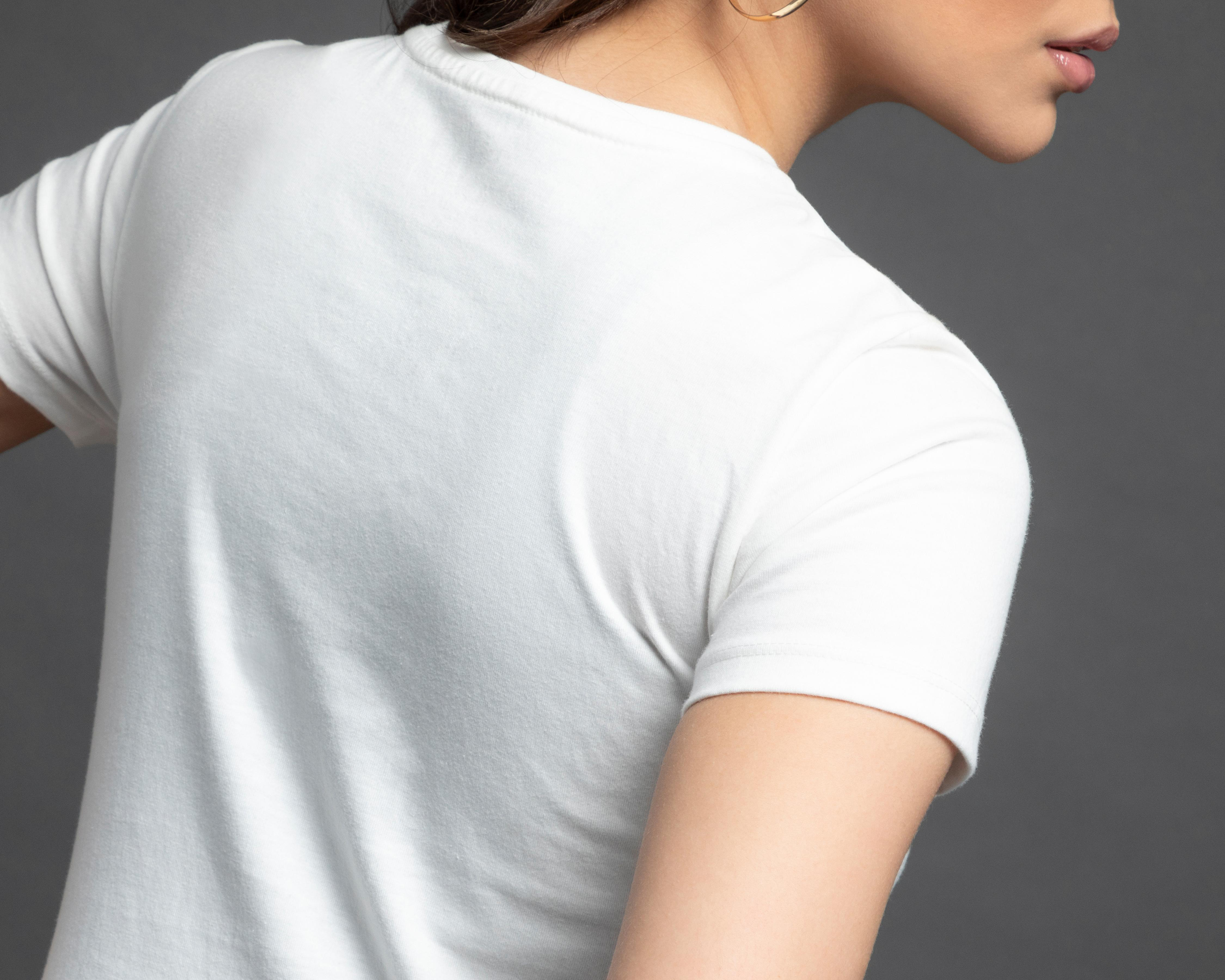 Foto 6 pulgar | Playera Jennifer Lopez Manga Corta con Estampado