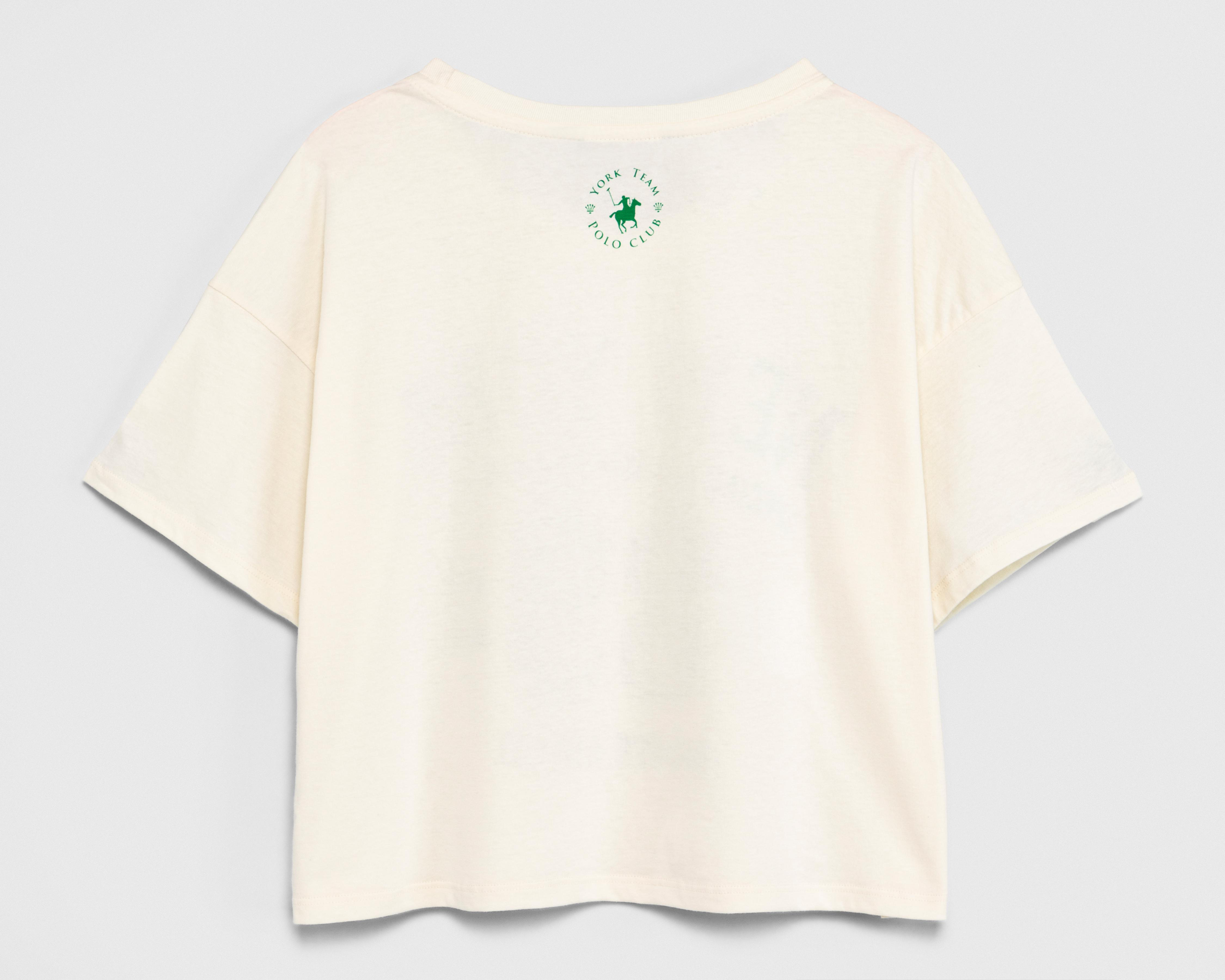 Foto 2 | Crop Top York Team Polo Club Estampado para Mujer