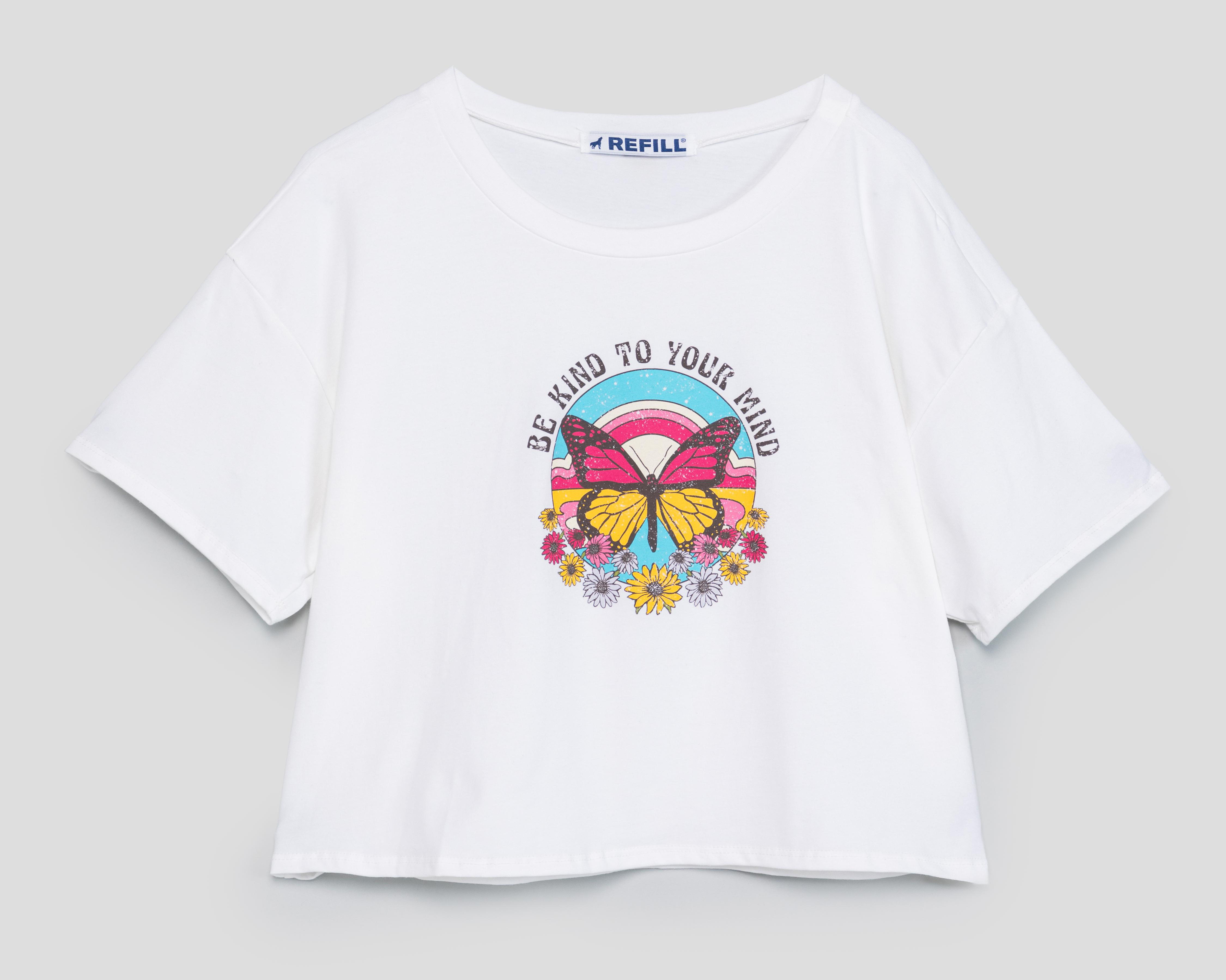 Playera Refill Manga Corta para Mujer