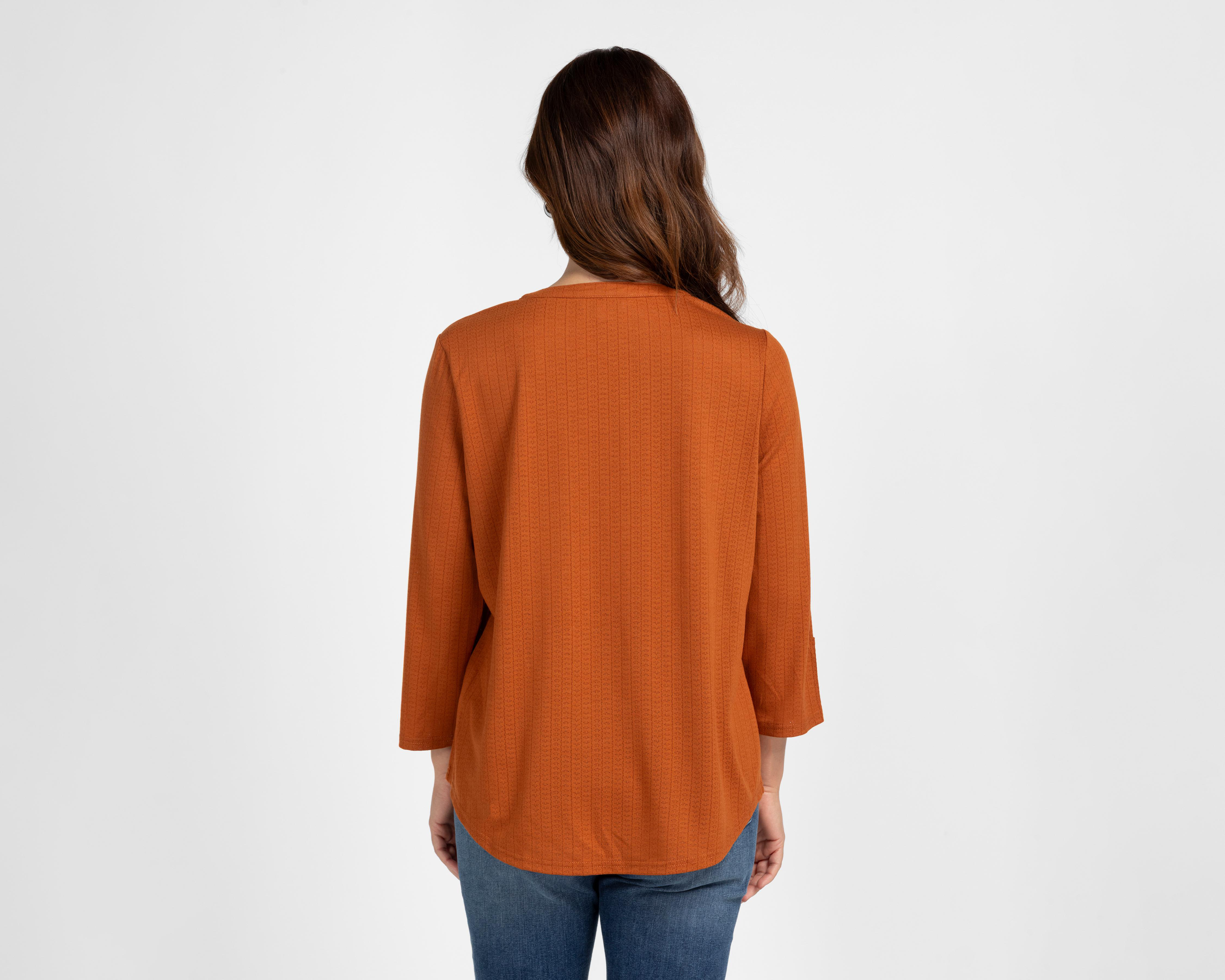 Foto 4 pulgar | Blusa Cuello V Lady Sun para Mujer