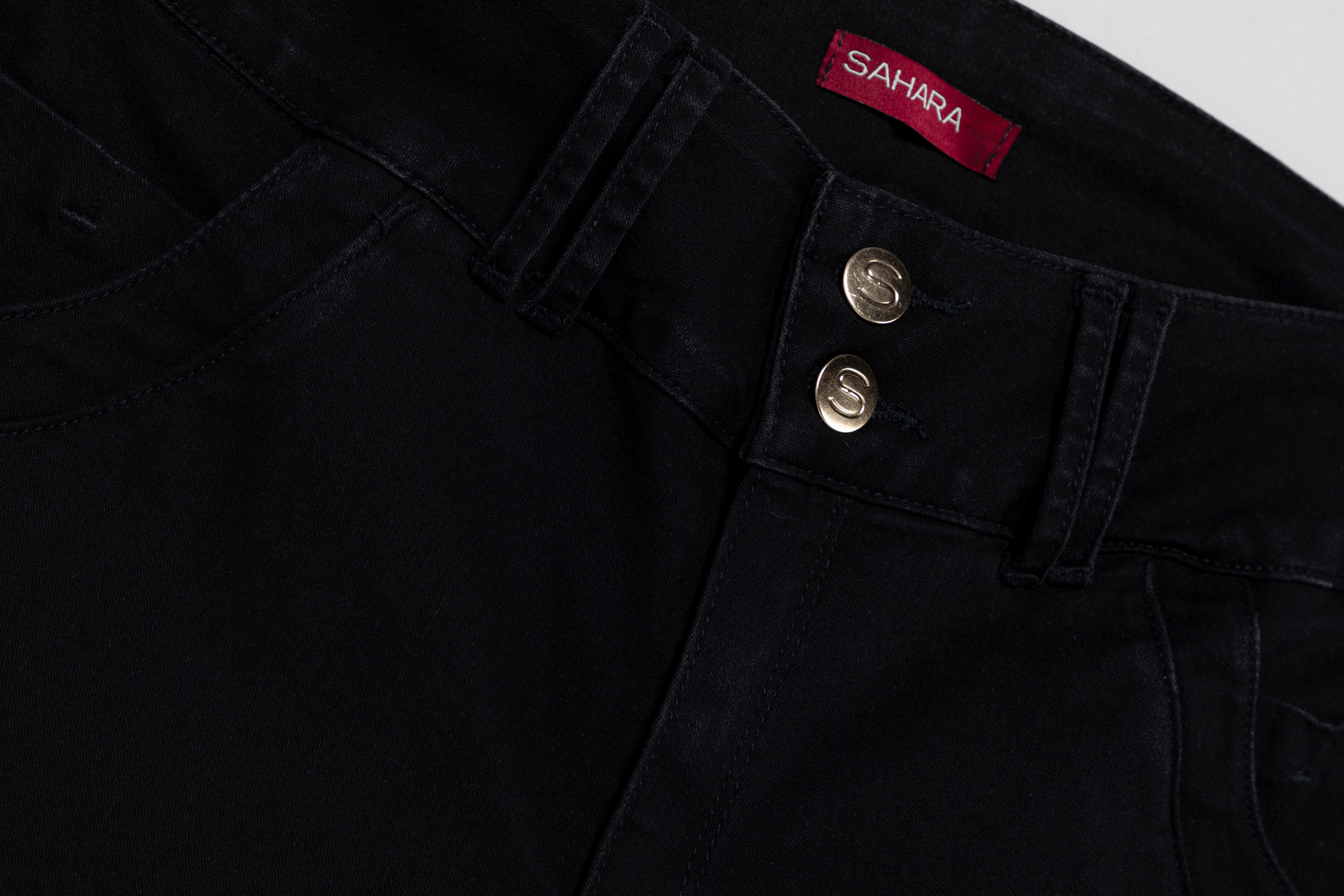 Foto 4 pulgar | Jeans Sahara Slim Fit Negro
