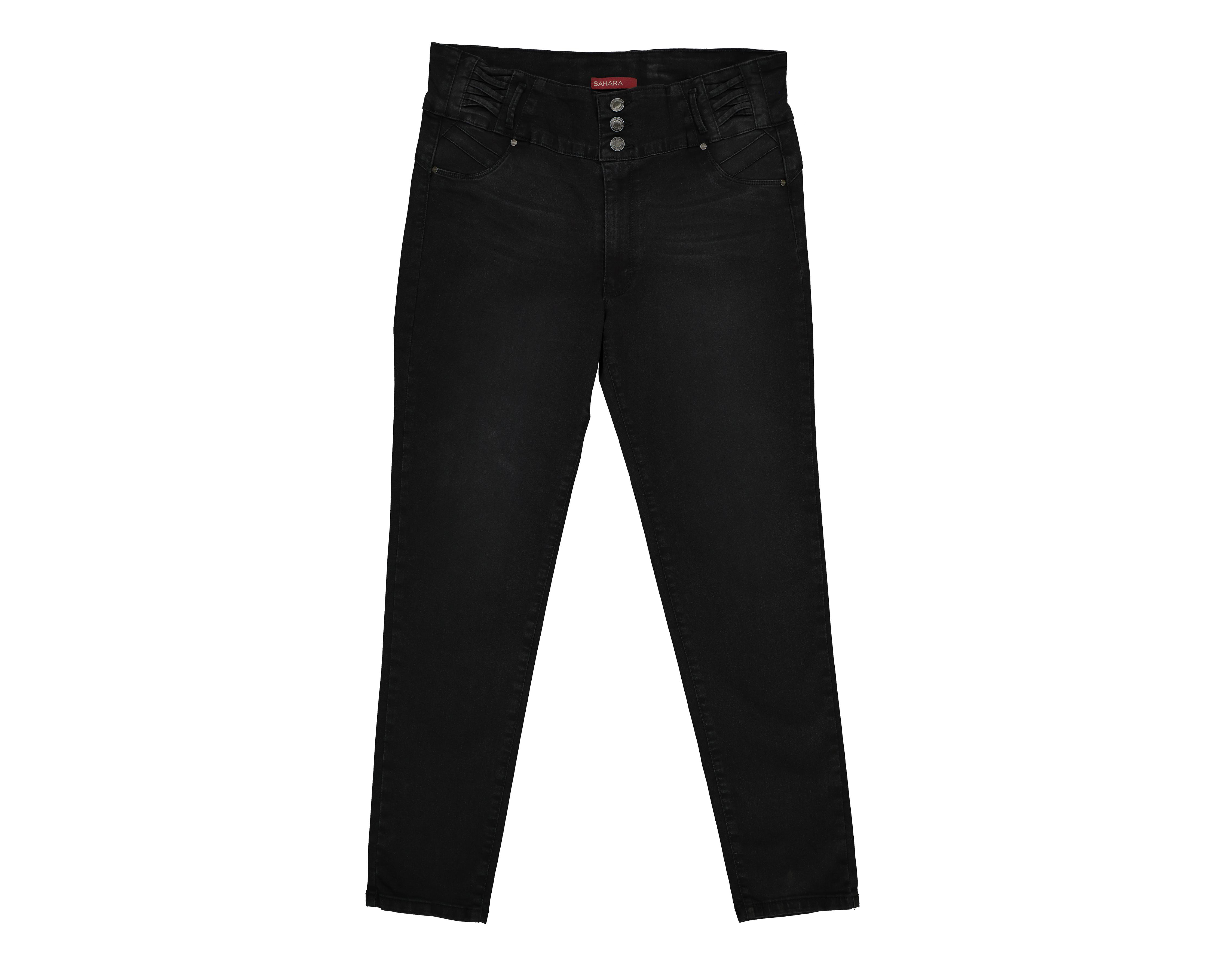 Foto 2 pulgar | Jeans Sahara Slim Fit Negro