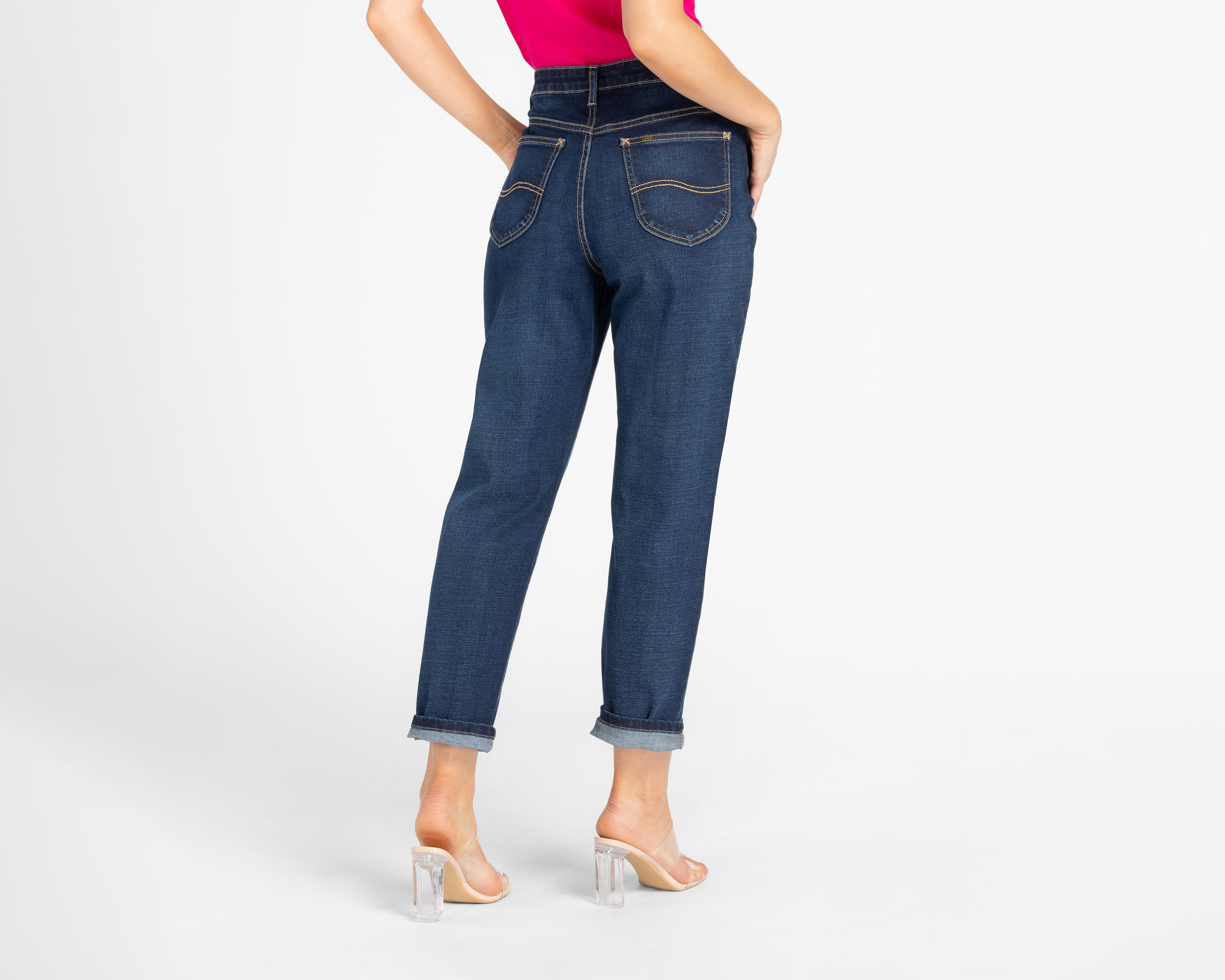 Foto 3 | Jeans Lee Mom con Destrucciones