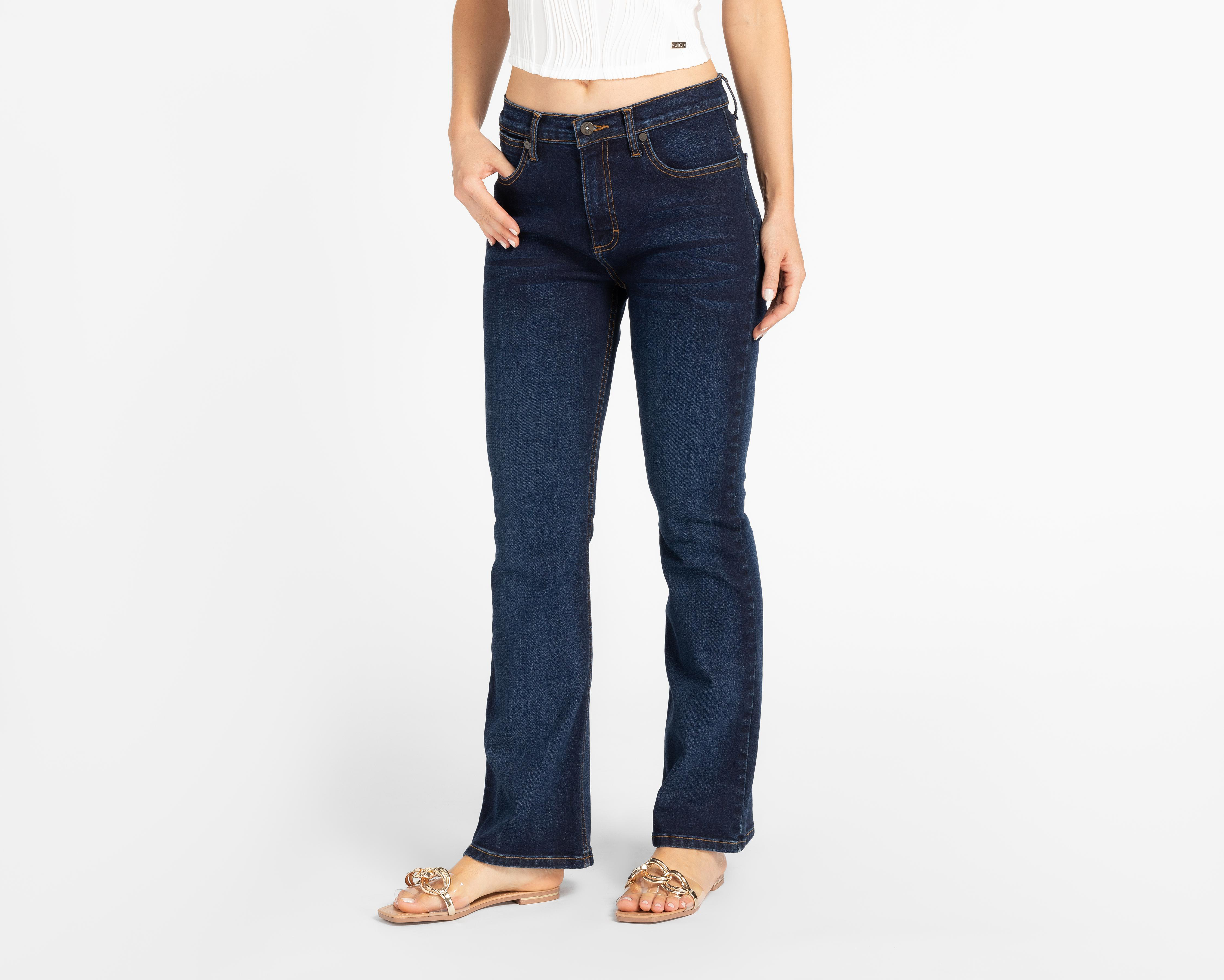 Foto 2 pulgar | Jeans Lee Bootcut Deslavado Ligero