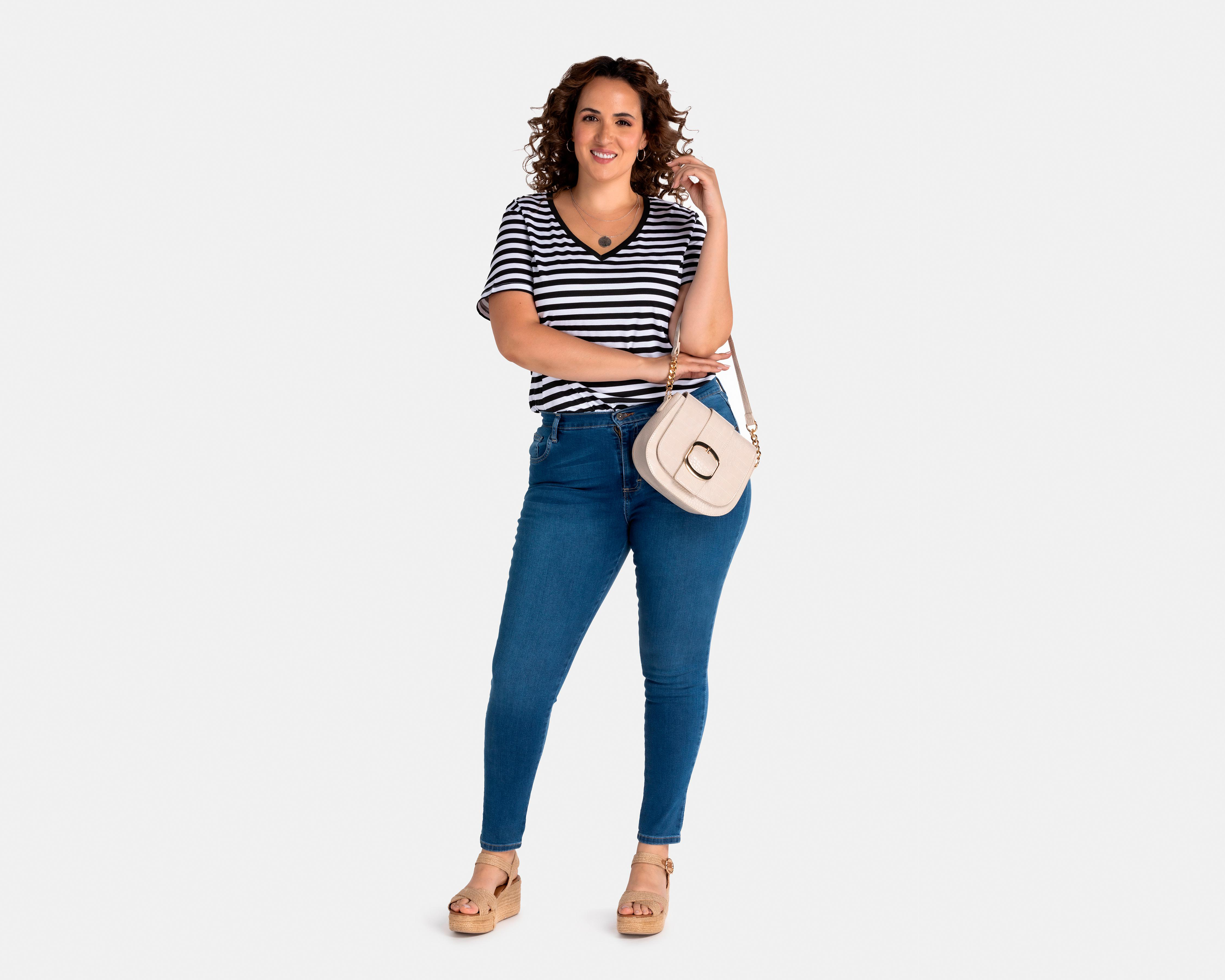 Foto 5 | Jeans Lee Skinny Deslavados