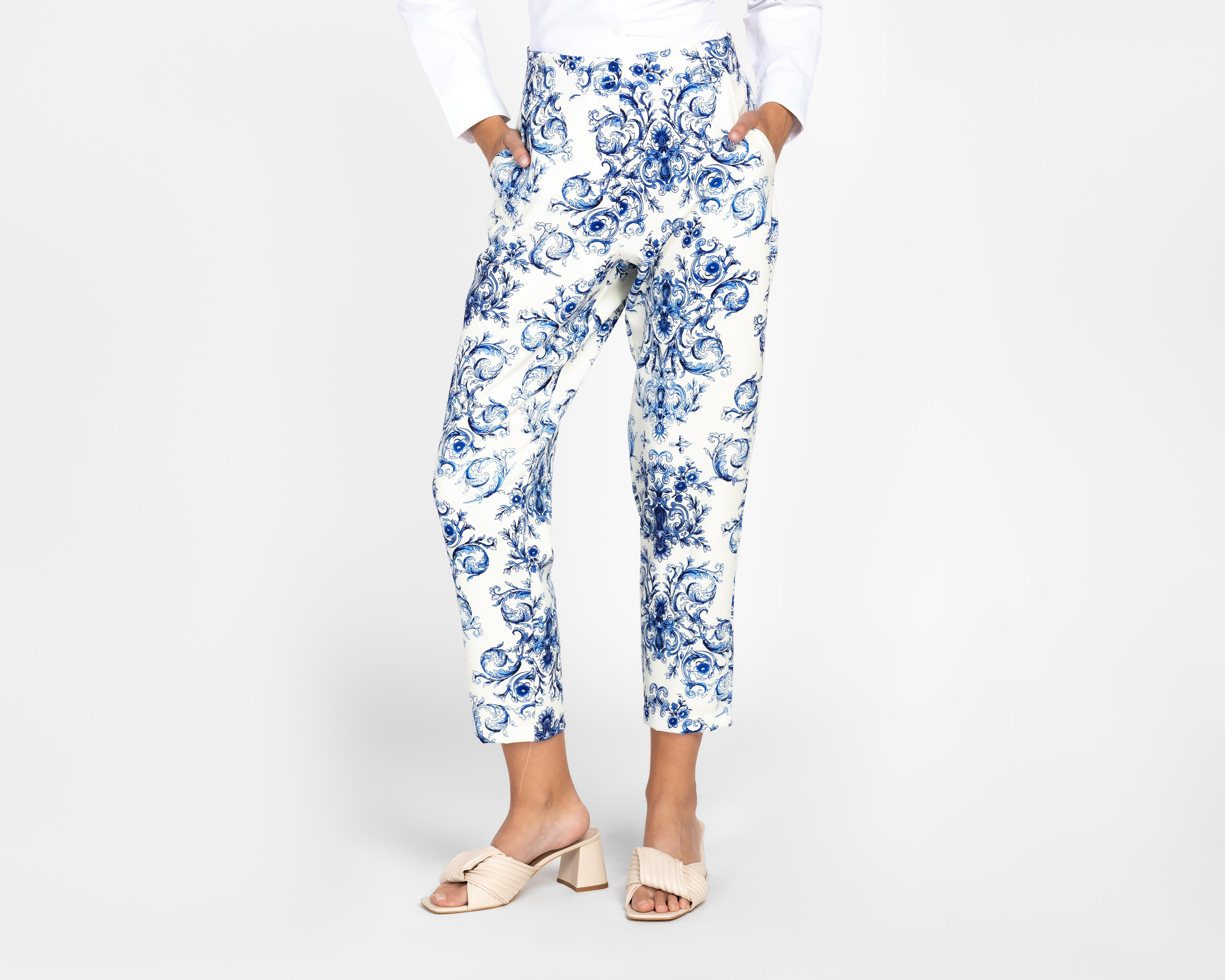 Foto 3 pulgar | Pantalón Formal Sahara Estampado para Mujer