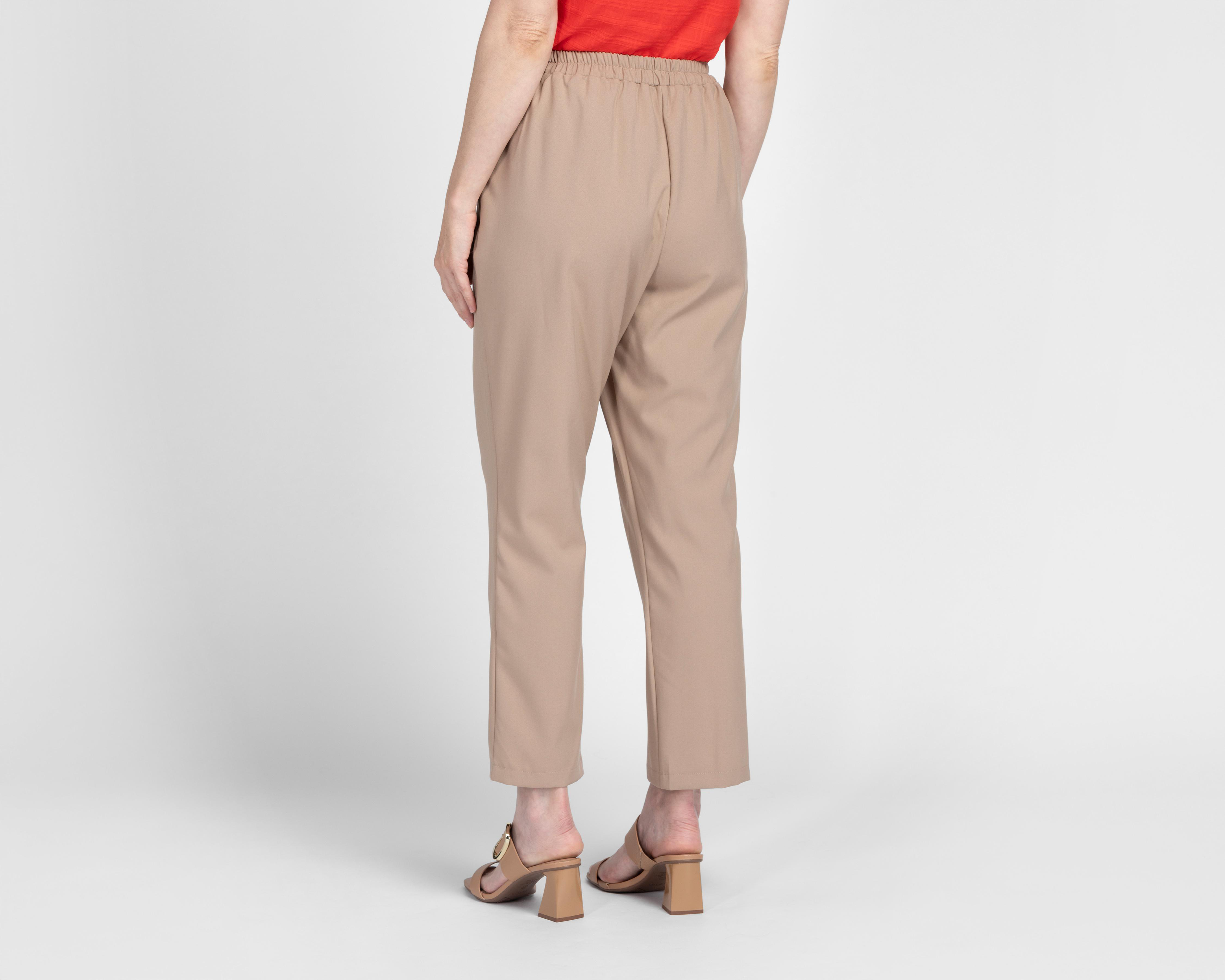 Foto 4 pulgar | Pantalón de Vestir Sahara Café para Mujer
