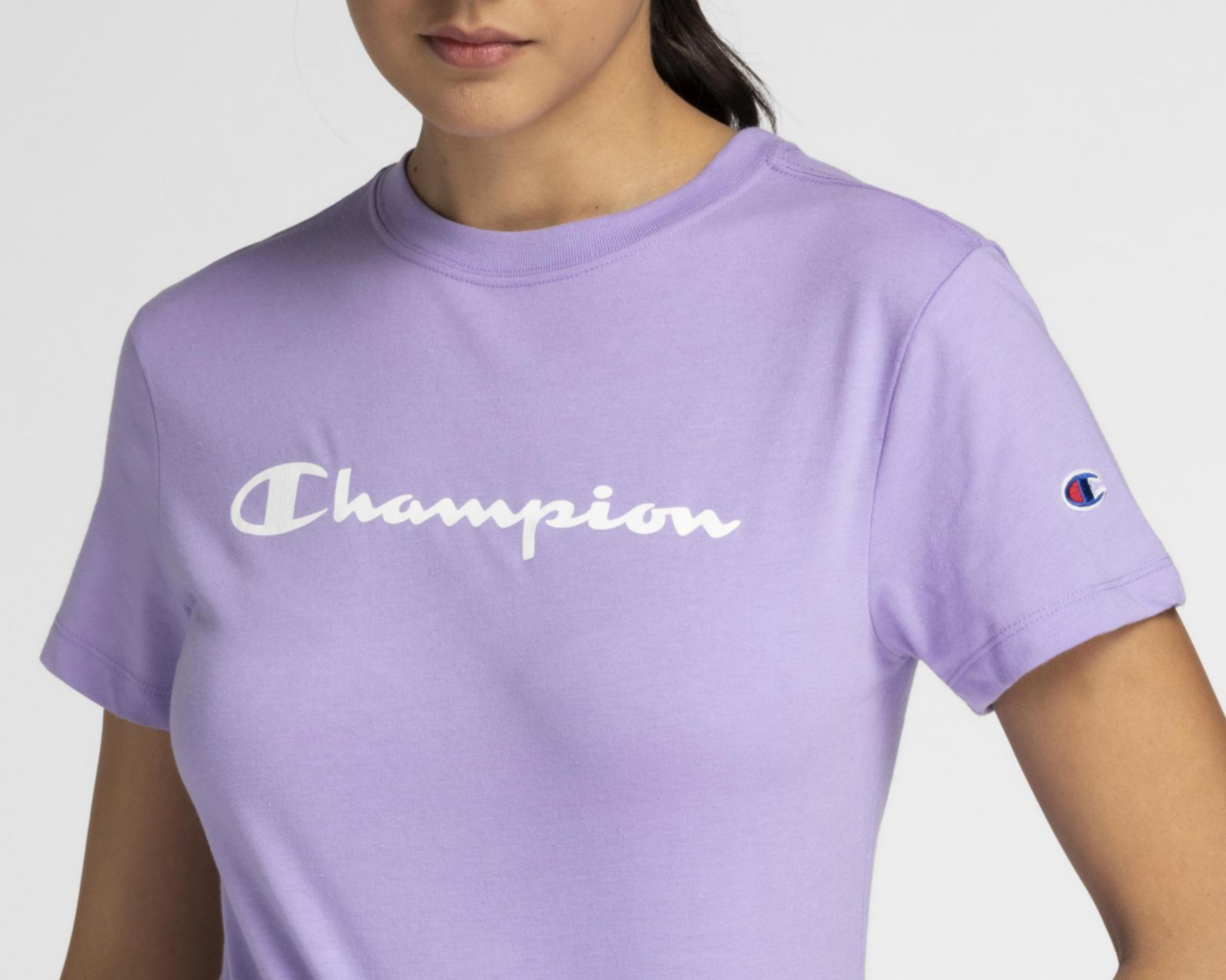 Foto 4 | Playera Champion Manga Corta Cuello Redondo