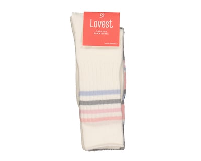 Foto 3 | Calcetas Largas Lovest para Mujer 2 Pares