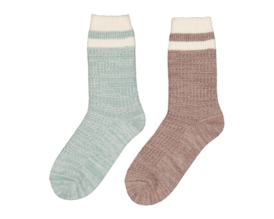 Foto 1 | Calcetas Gruesas Bebe para Mujer 2 Pares