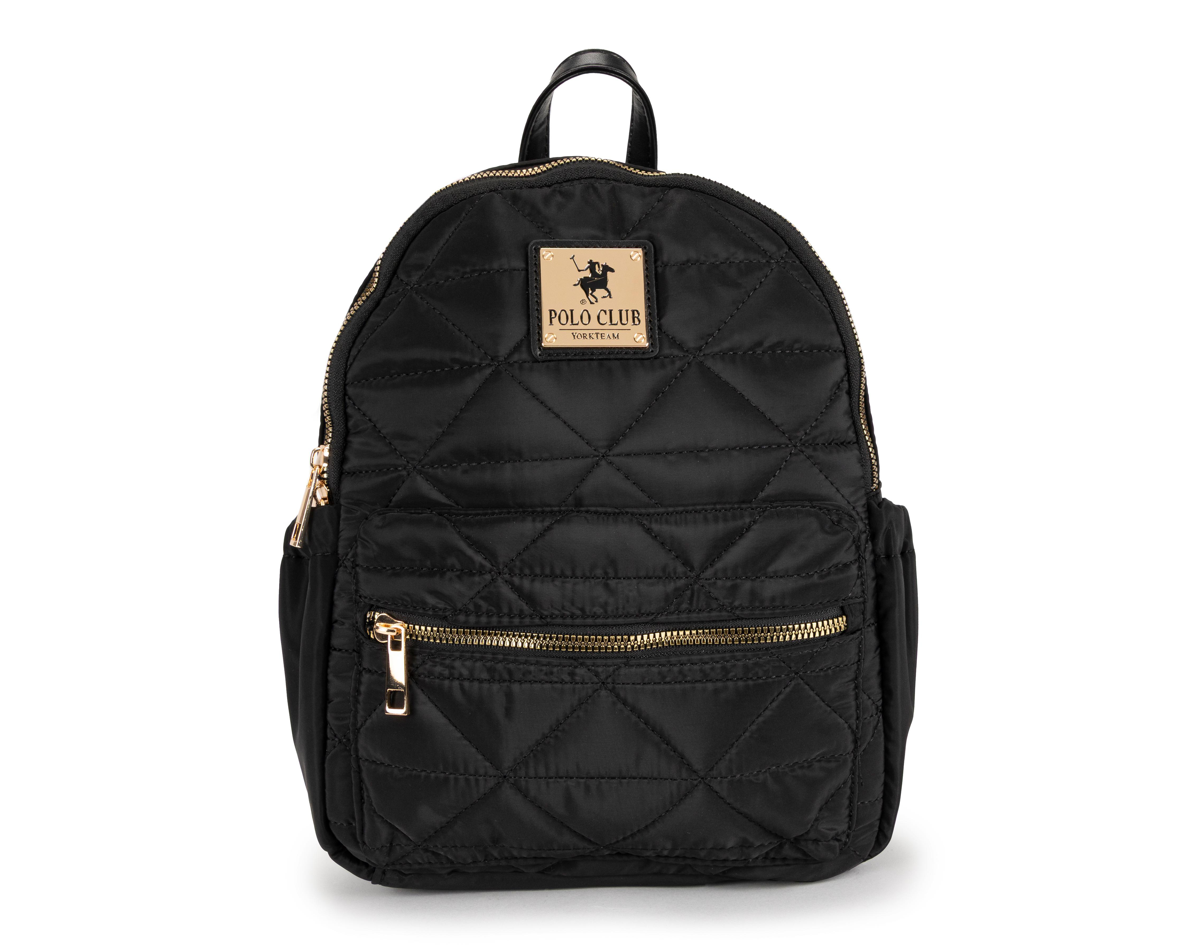 Mochila York Team Polo Club Negra