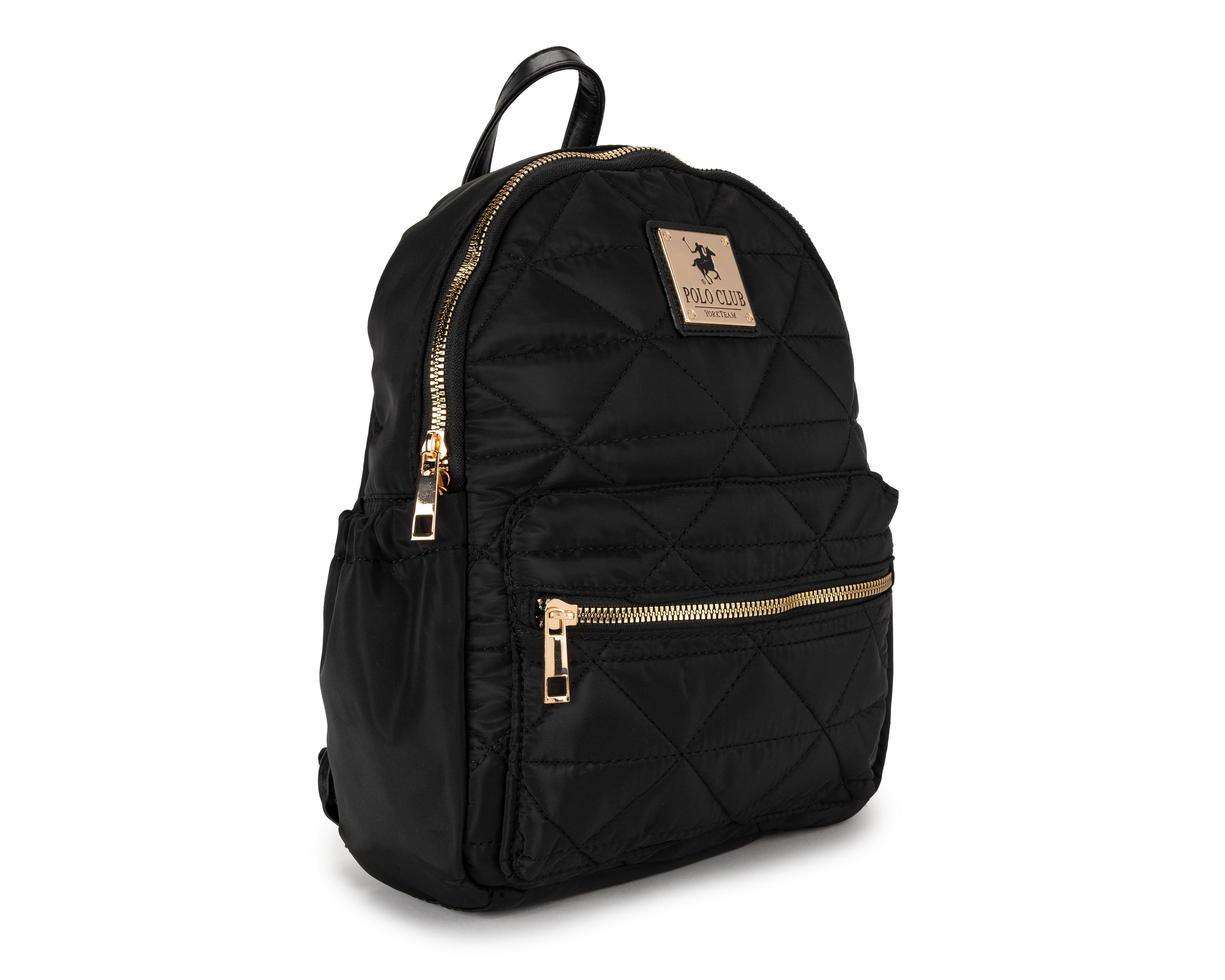 Foto 3 pulgar | Mochila York Team Polo Club Negra