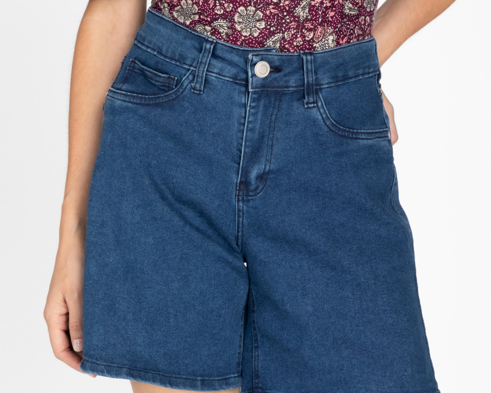 Foto 4 | Short Lucky Star de Mezclilla
