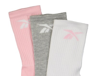 Foto 2 | Calcetas Deportivas Largas Reebok para Mujer 3 Pares