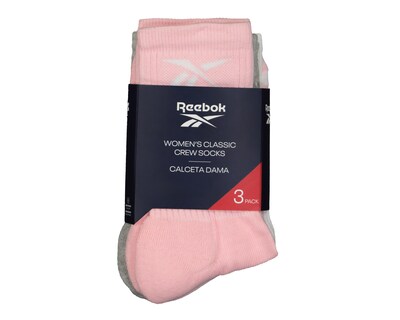 Foto 3 | Calcetas Deportivas Largas Reebok para Mujer 3 Pares