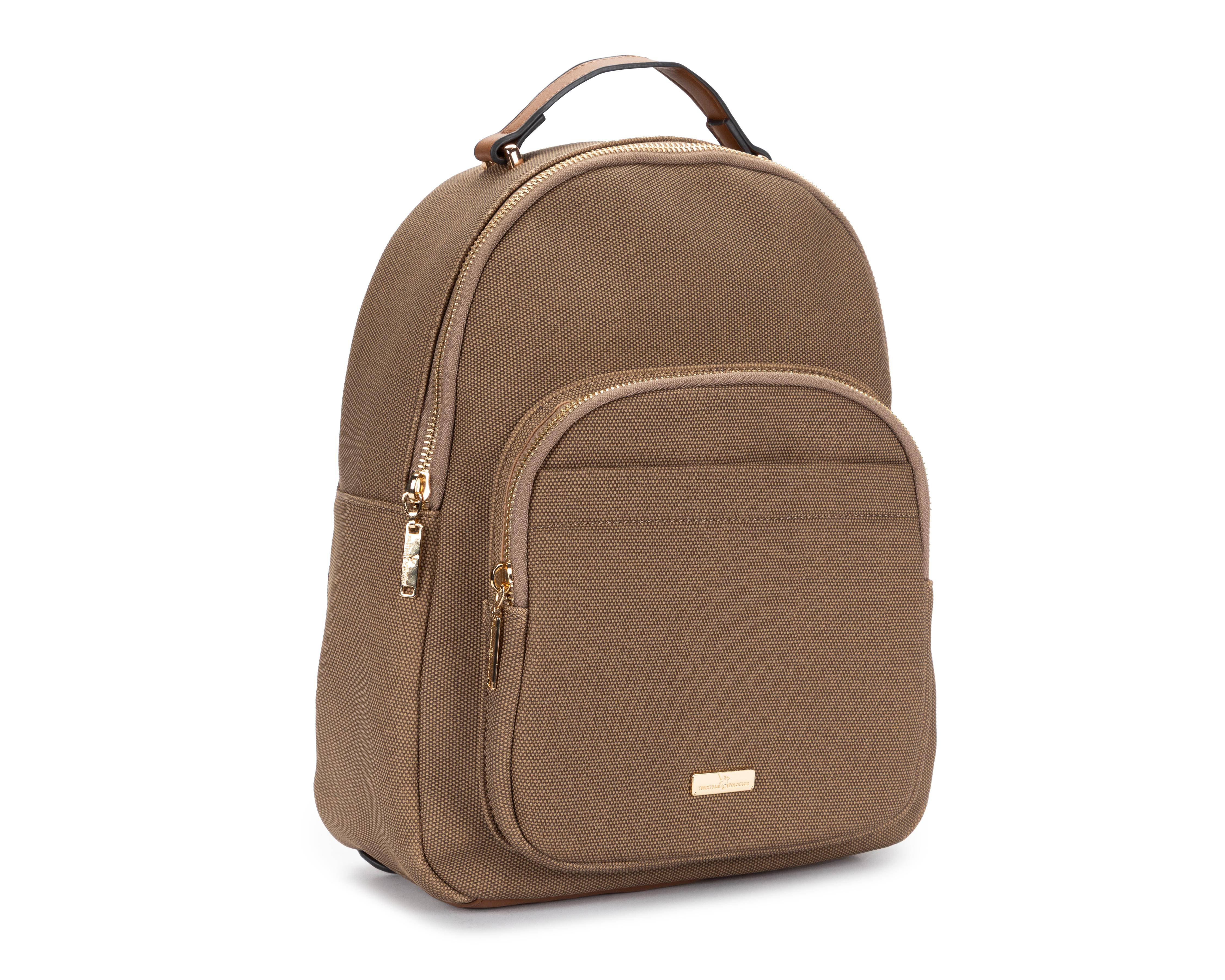 Foto 3 pulgar | Mochila Casual York Team Polo Club Café