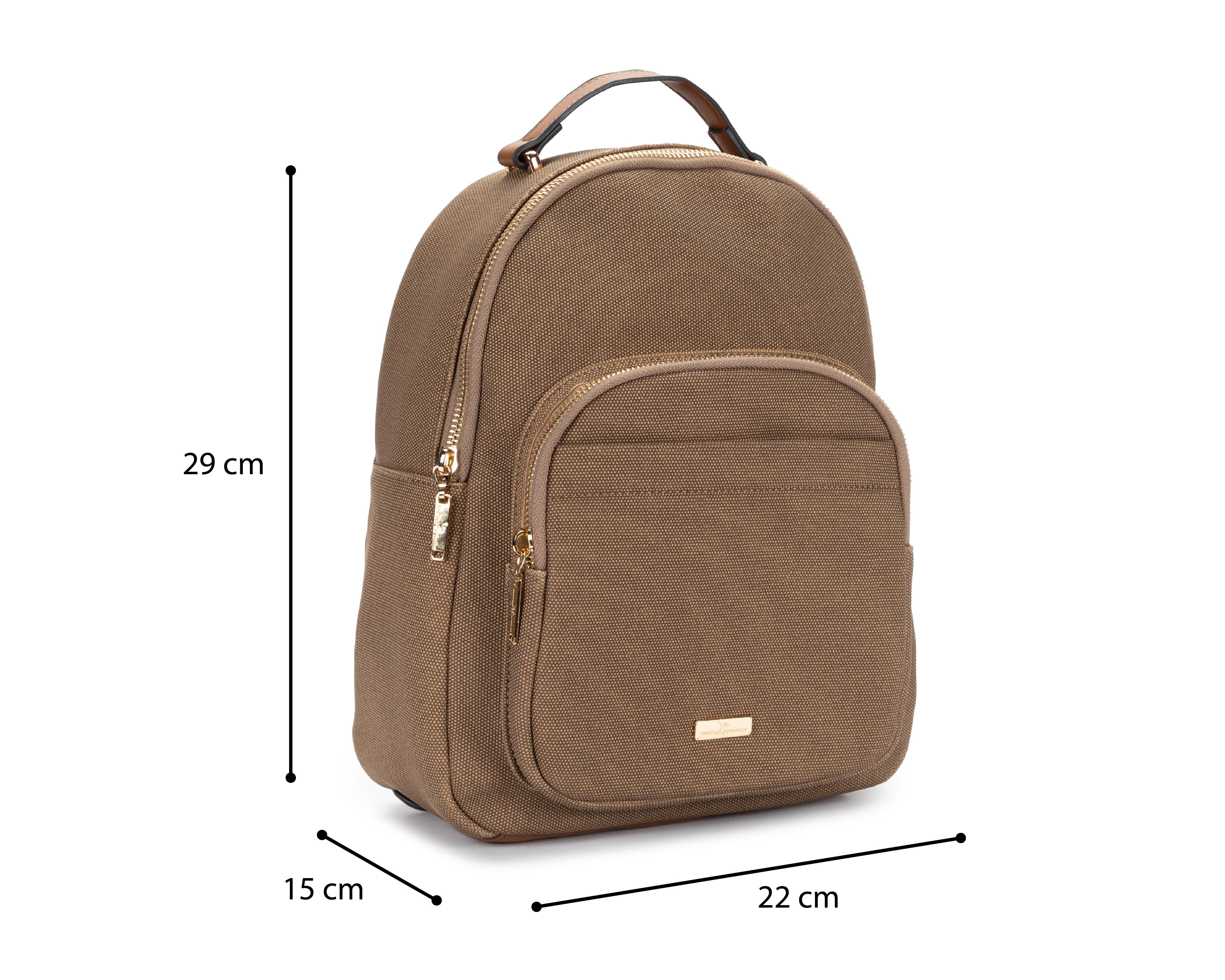 Foto 6 pulgar | Mochila Casual York Team Polo Club Café