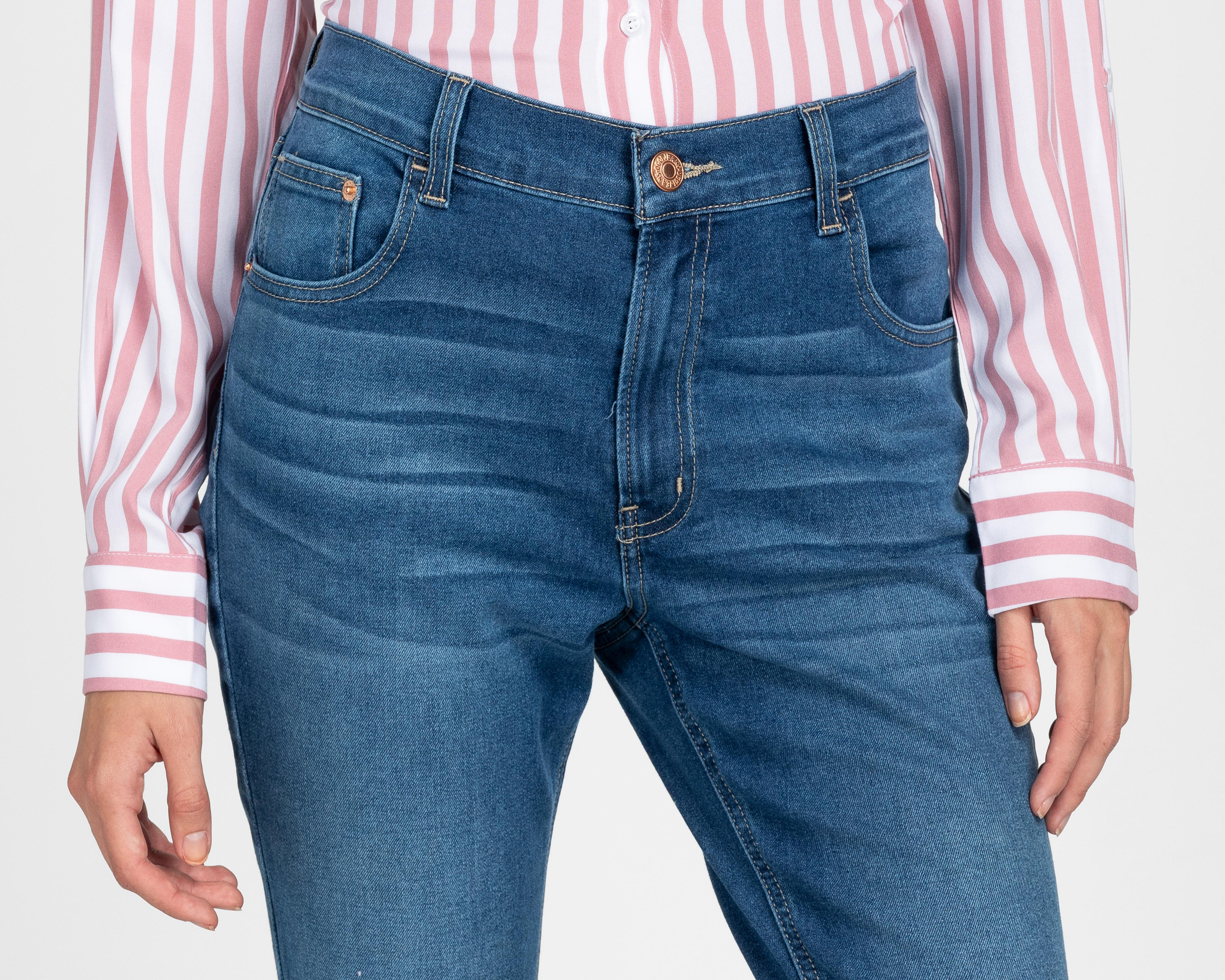 Foto 4 | Jeans Slim Oggi Passion Vintage para Mujer