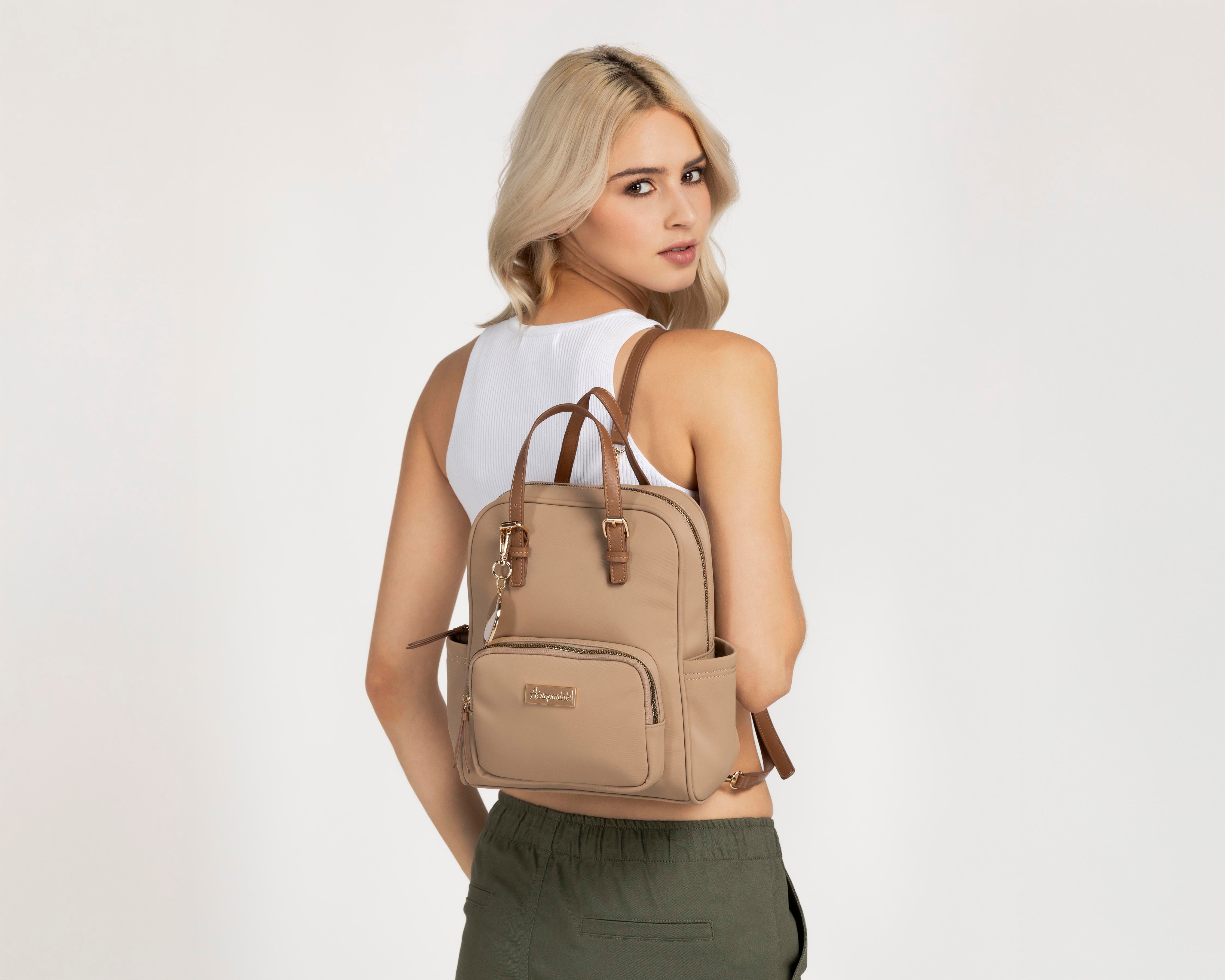 Foto 7 pulgar | Mochila Aéropostale Beige
