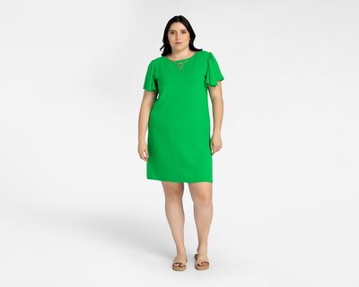 Foto 4 | Vestido Sahara Casual Manga Corta con Collar
